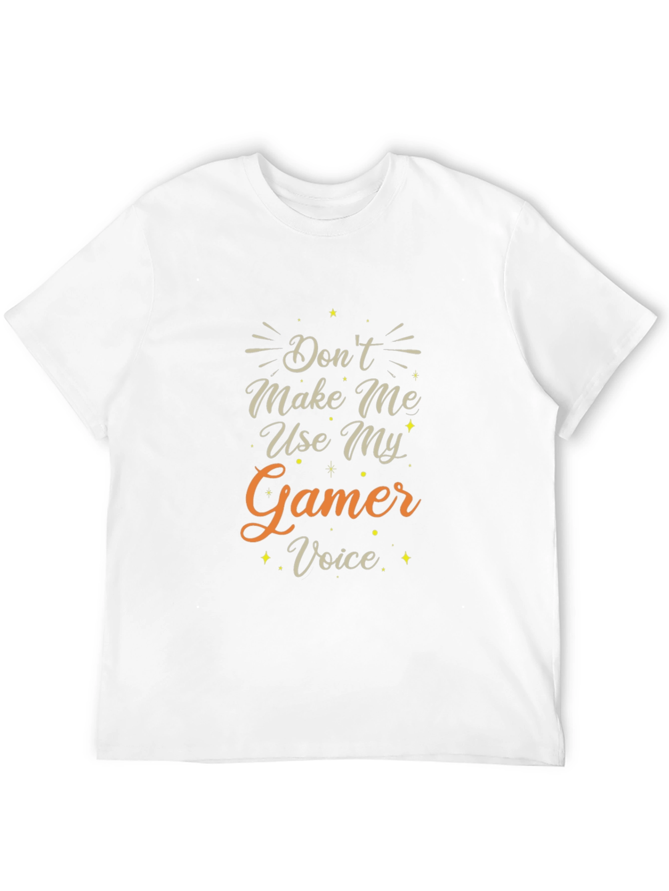 Black Gamer Voice T-Shirt: Funny Gaming Tee for Gamers view 12
