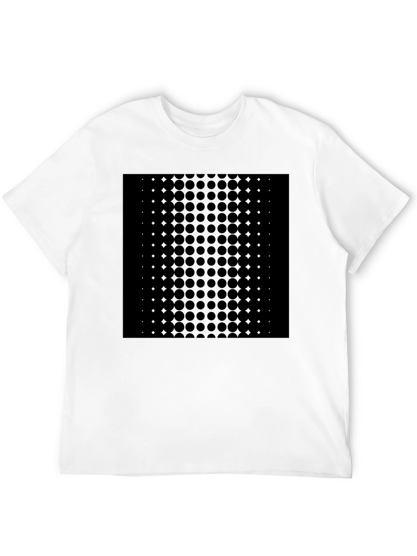 Black Modern Graphic Print Black T-Shirt view 12