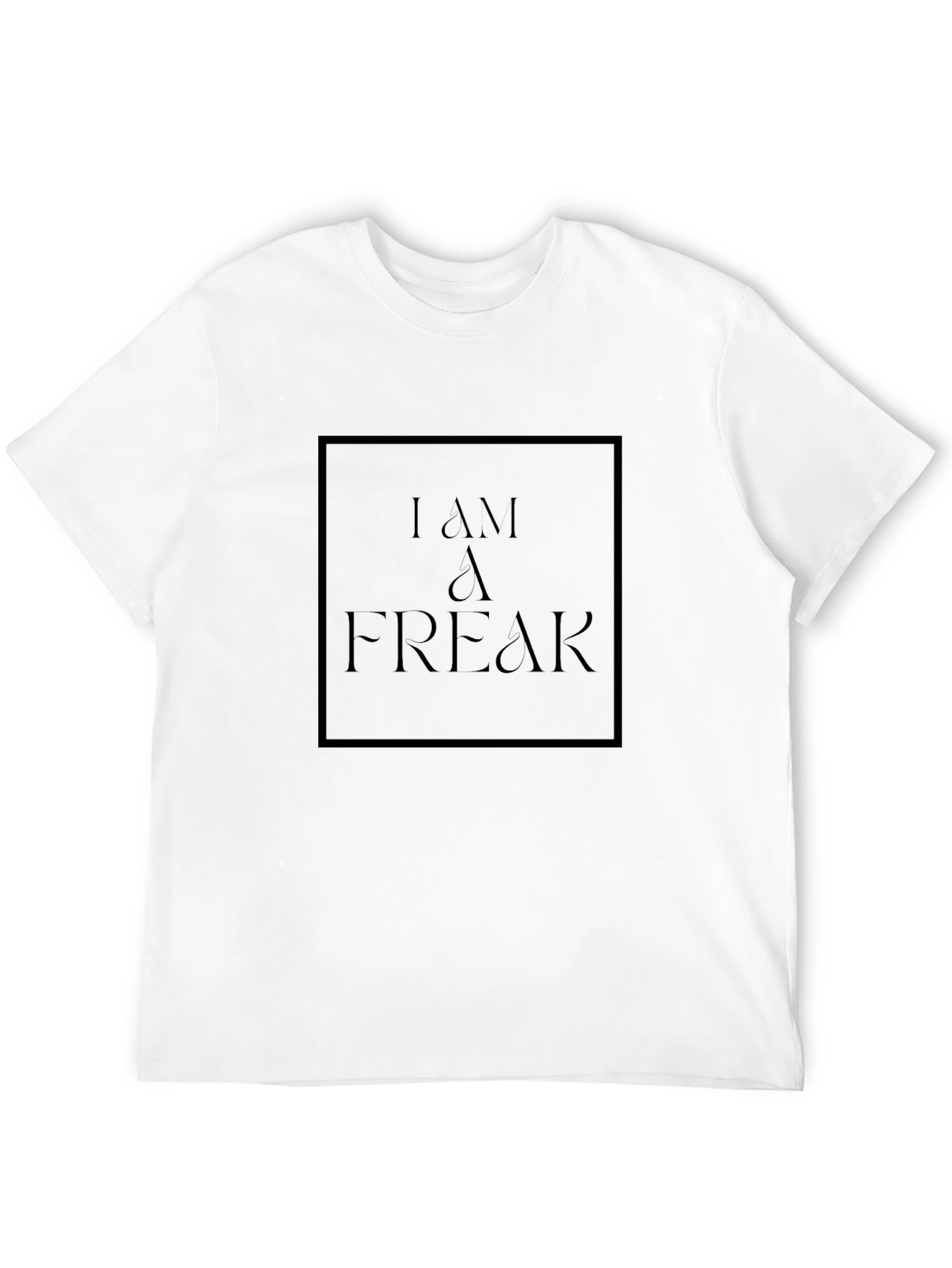 Black I AM A FREAK Graphic Tee - Black view 12