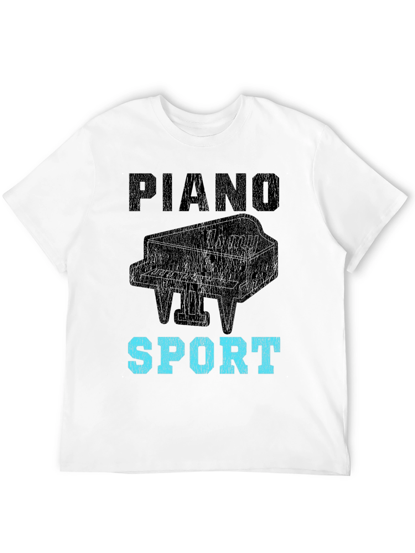 Black Piano is My Sport Graphic Tee view 12