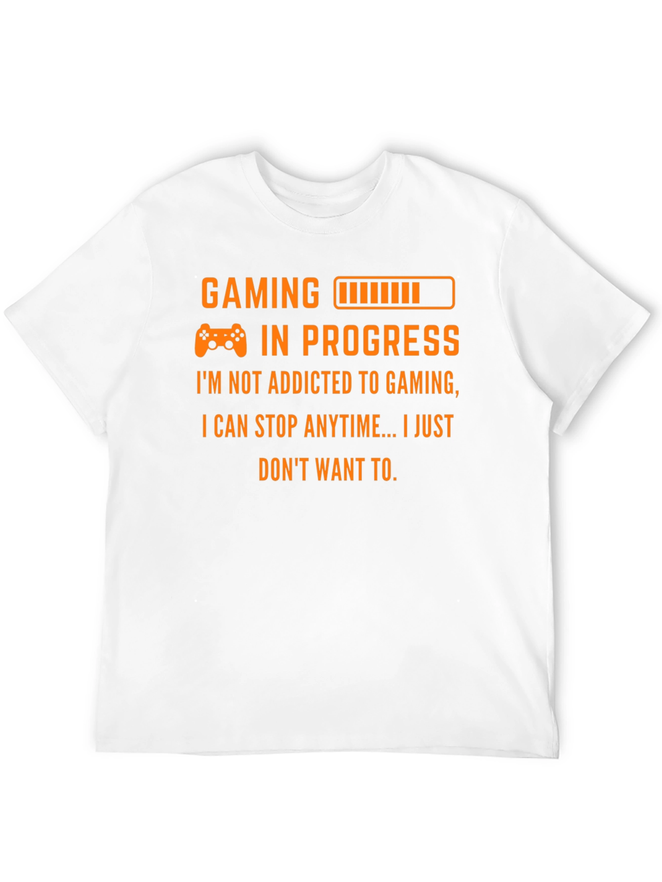 Black Gaming in Progress T-Shirt - Gamer Addict Tee view 12