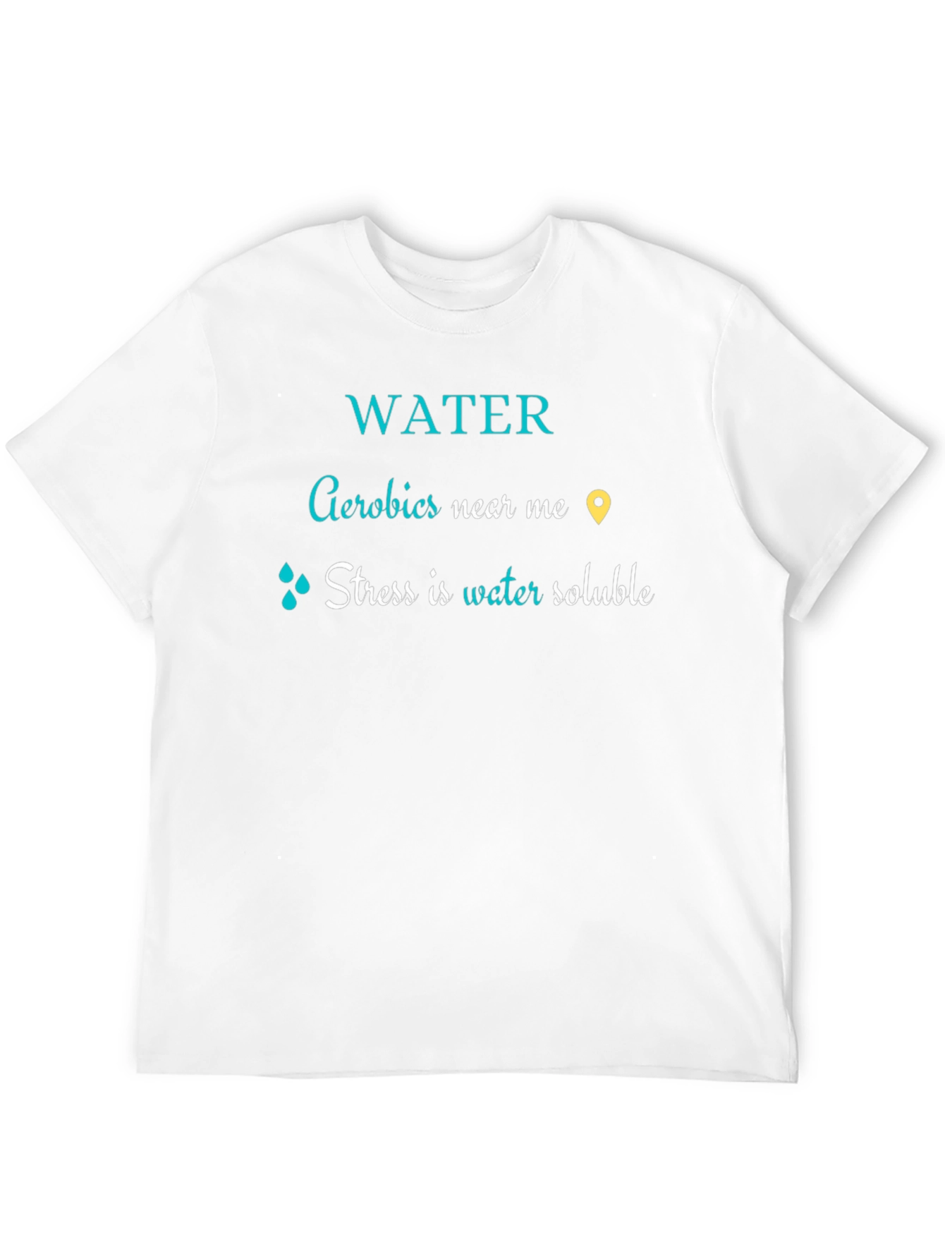 Water Aerobics Soluble Stress T-Shirt - 12