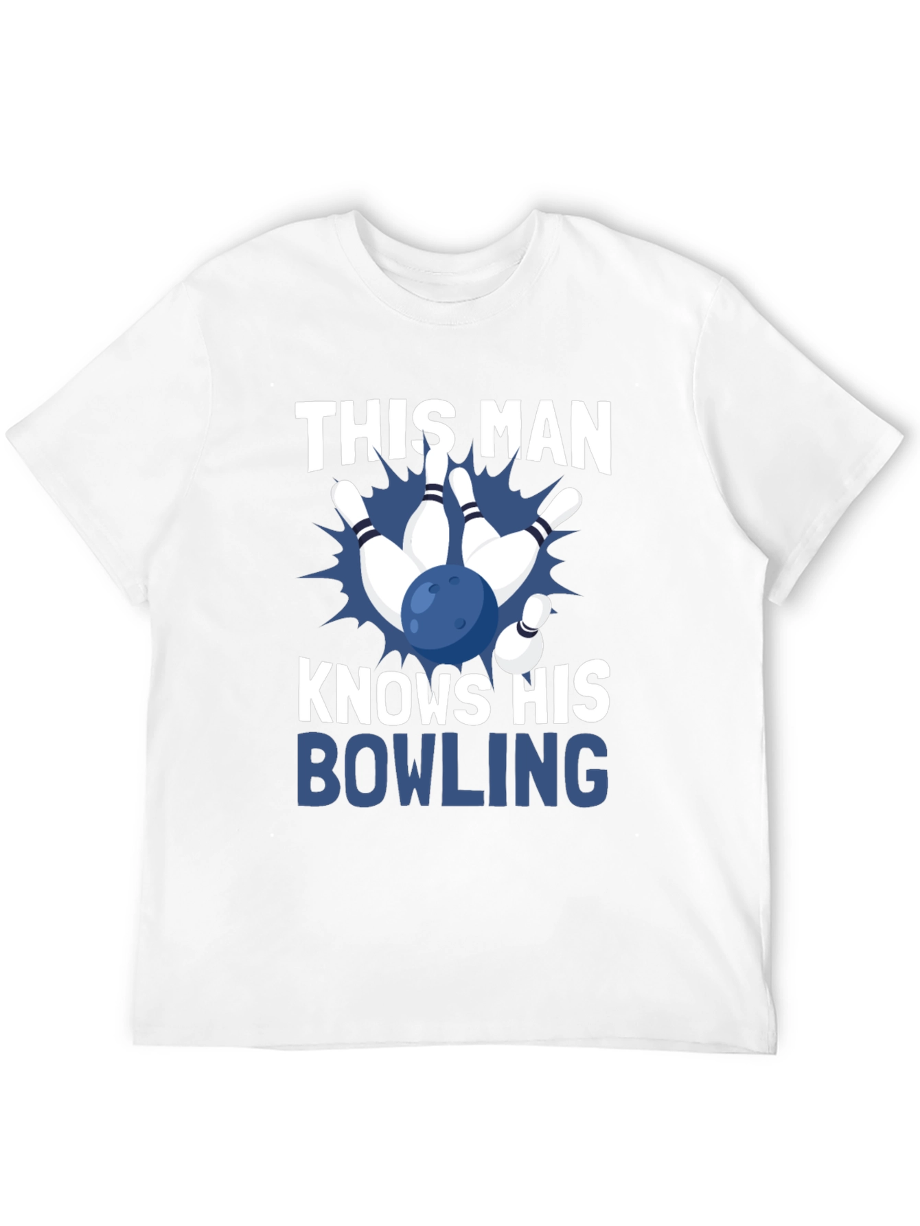 Black This Man Knows His Bowling T-Shirt view 12