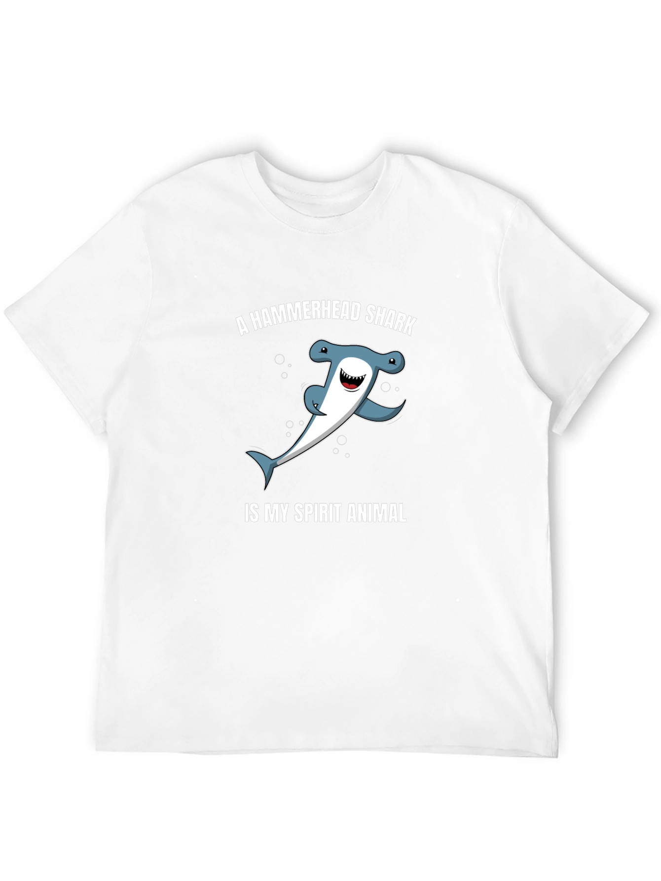 Black Hammerhead Shark Spirit Animal T-Shirt view 12