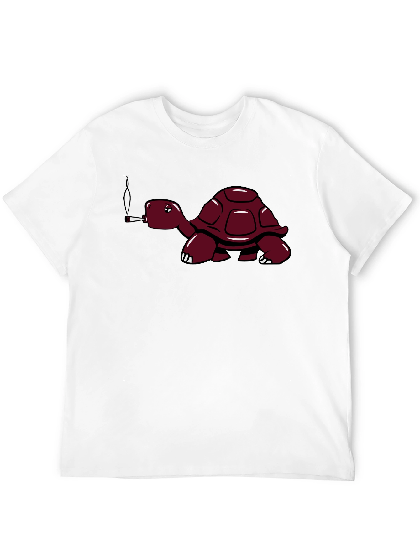 Black Turtle Smoker T-Shirt - Cool Graphic Tee view 12