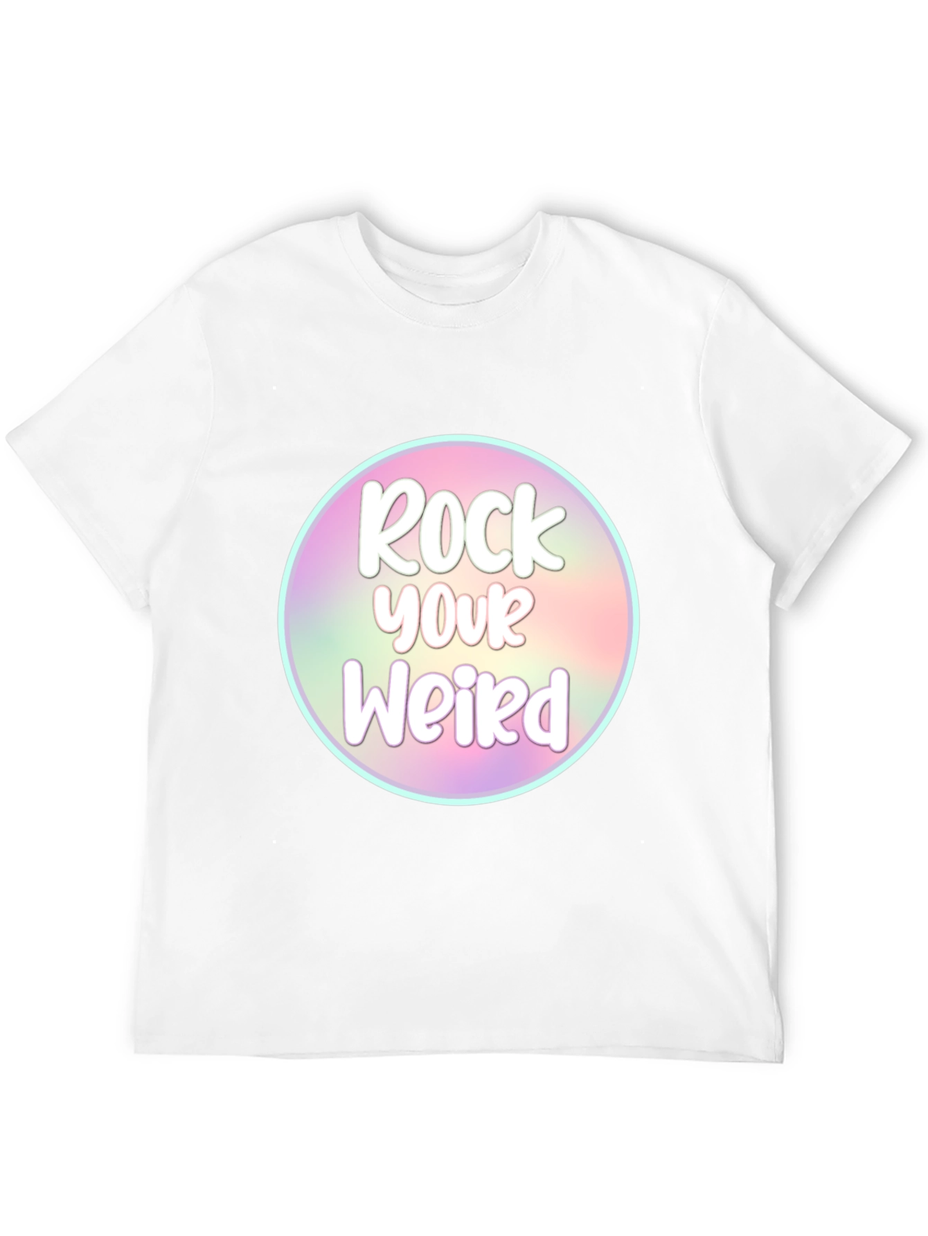 Black Rock Your Weird T-Shirt - Unique Graphic Tee view 12