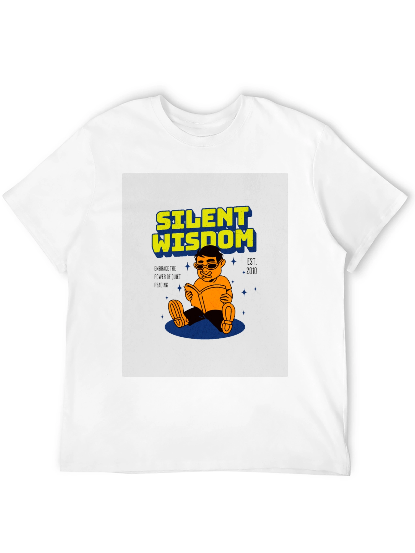 Black Silent Wisdom T-Shirt - Black view 12