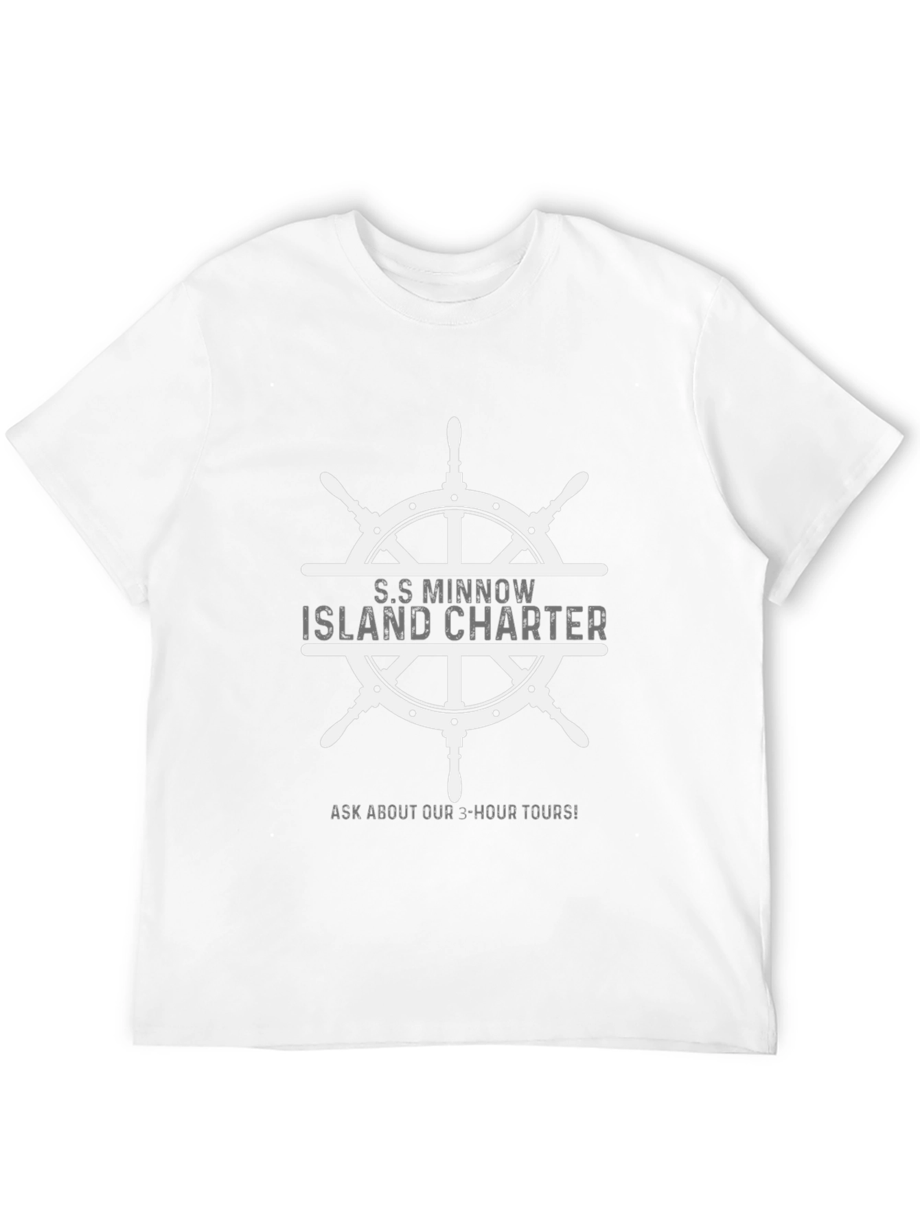 Black S.S. Minnow Island Charter Black T-Shirt view 12