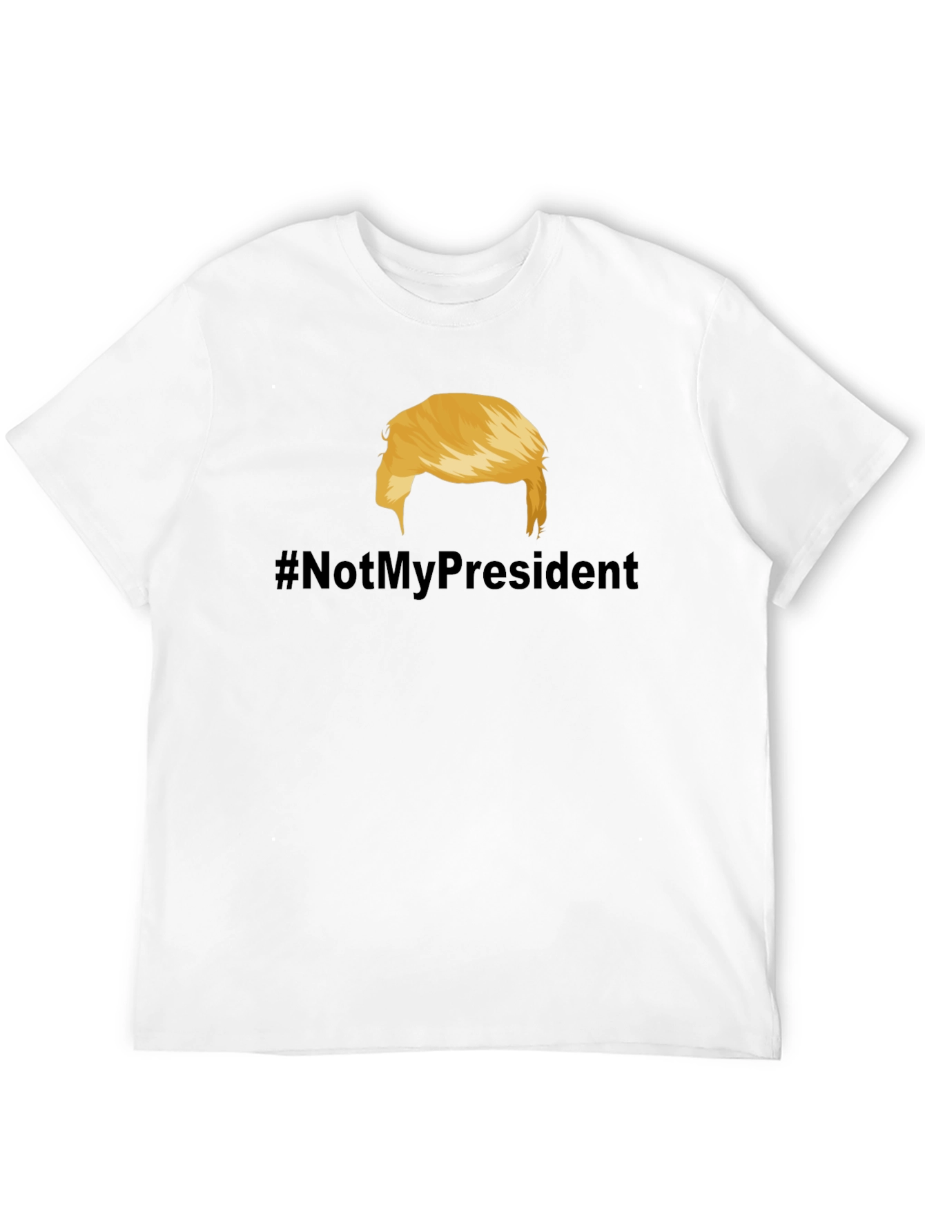 Black Not My President T-Shirt - Political Statement Tee view 12