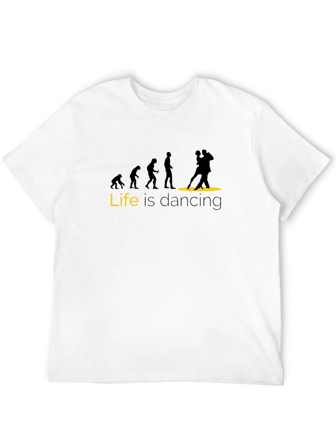 Black Life is Dancing Black T-Shirt - Evolution Graphic Tee view 12