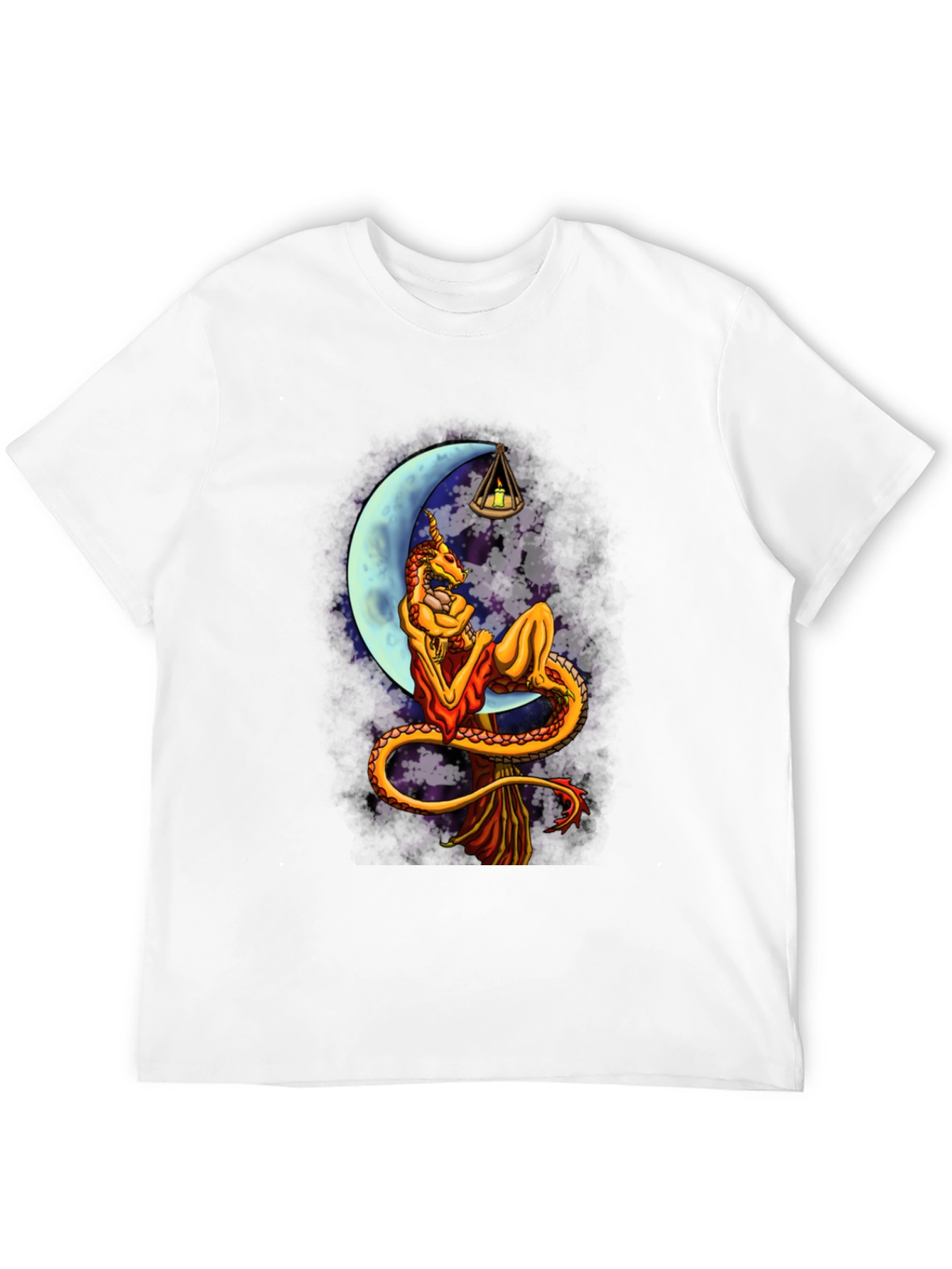 Black Dragon Moon Black T-Shirt view 12