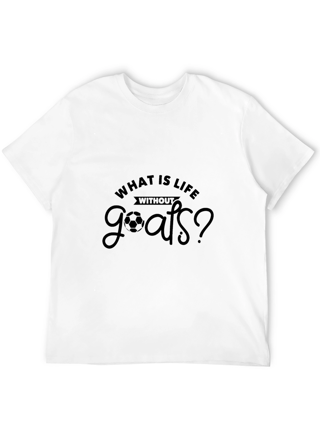 Black Soccer Goals T-Shirt view 12