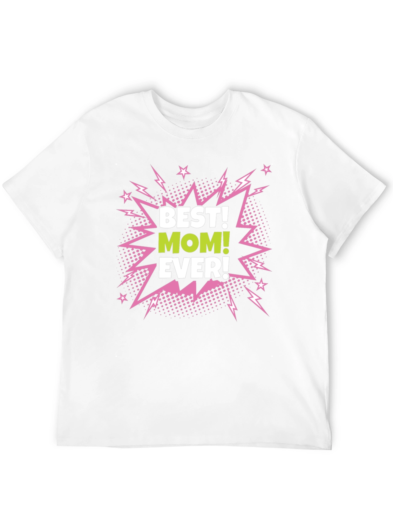 Black Best Mom Ever Black Graphic T-Shirt view 12