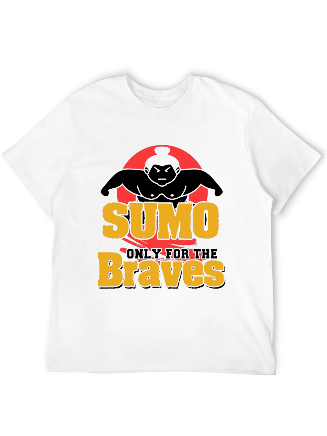 Black Sumo Braves Graphic Tee - Black view 12