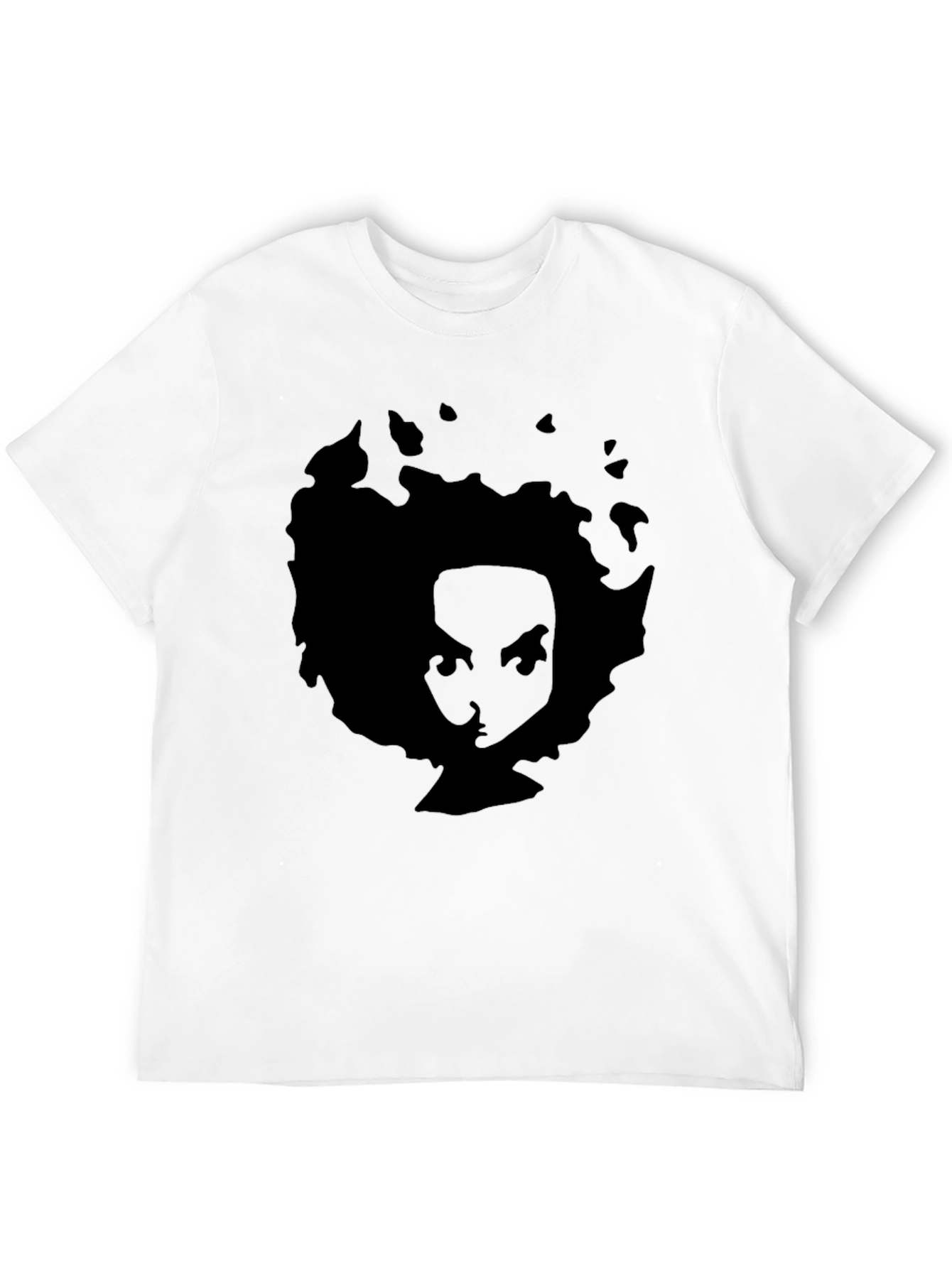 Black Afro Silhouette Graphic T-Shirt view 12