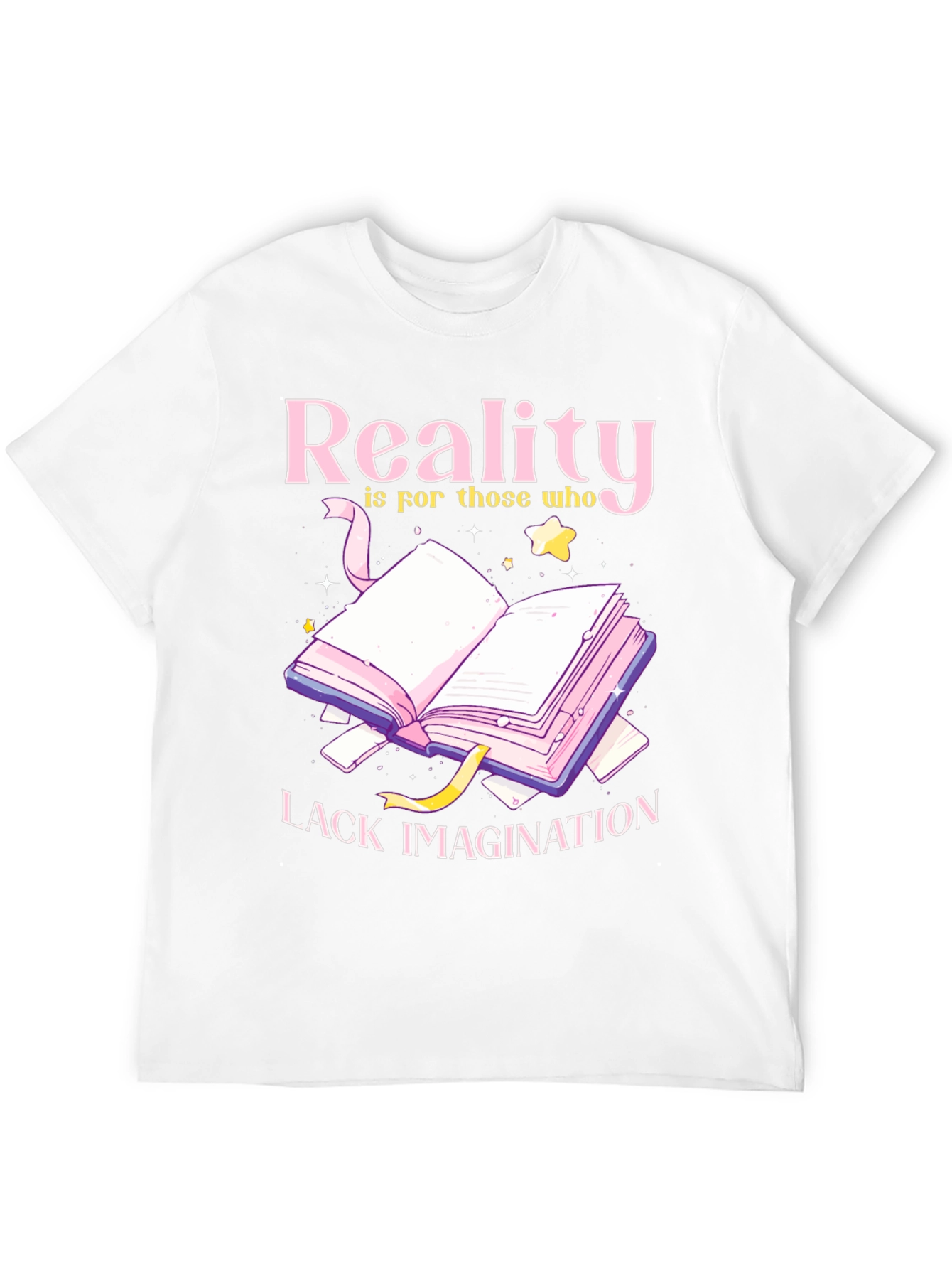 Black Reality Lacks Imagination Graphic Tee view 12