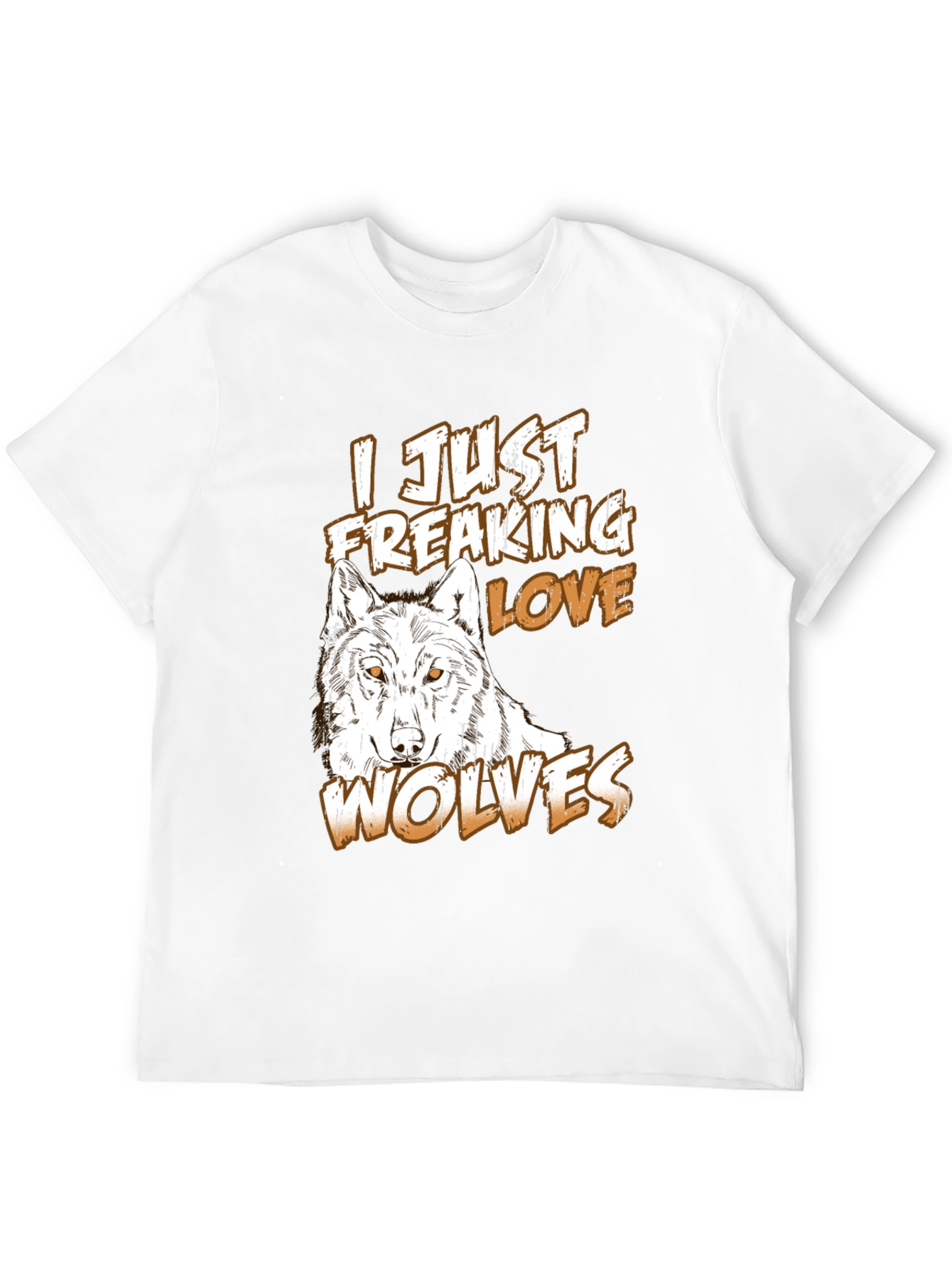 Black Wolf Lover T-Shirt - Black Graphic Tee view 12
