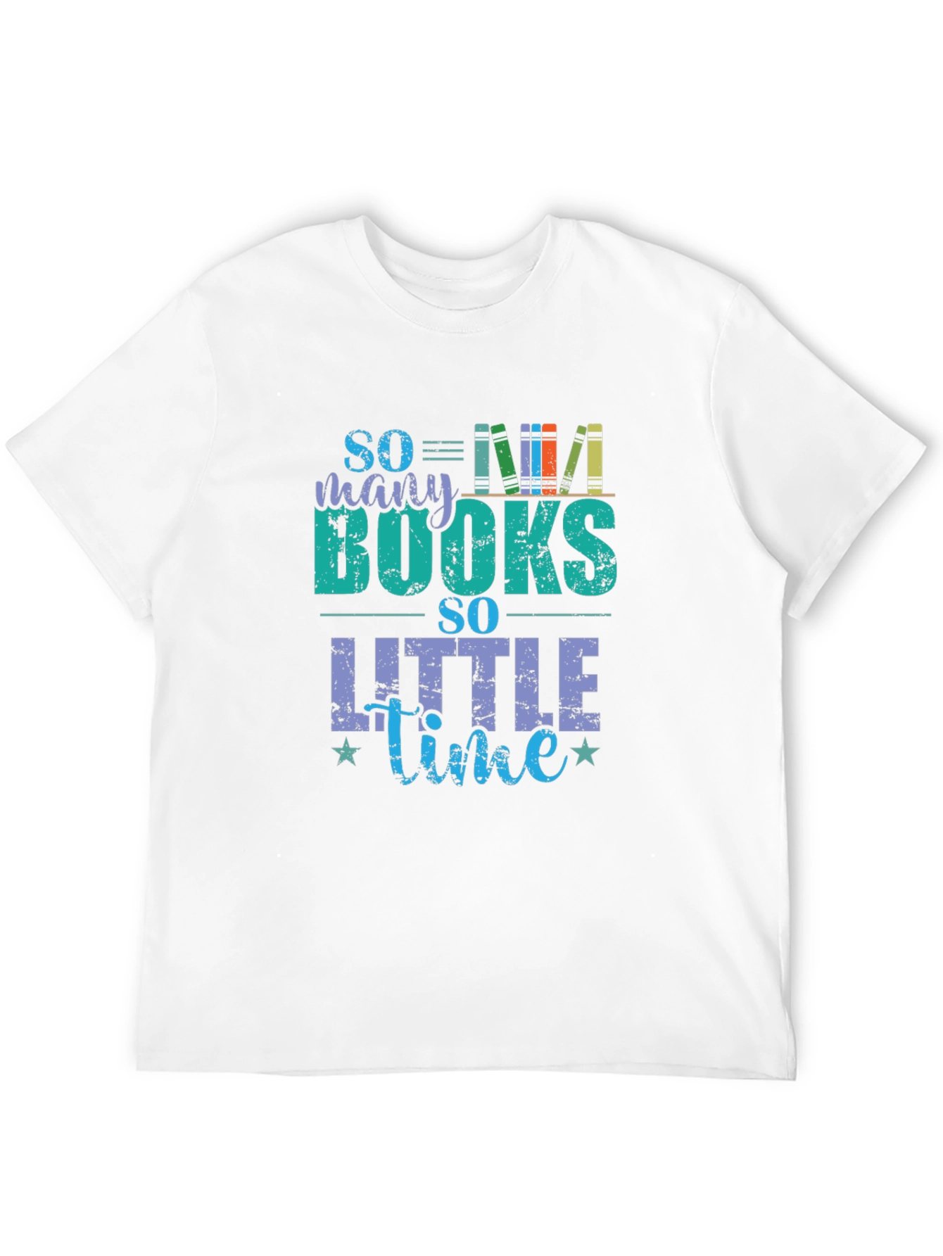 Black So Many Books So Little Time T-Shirt - Book Lover Tee view 12