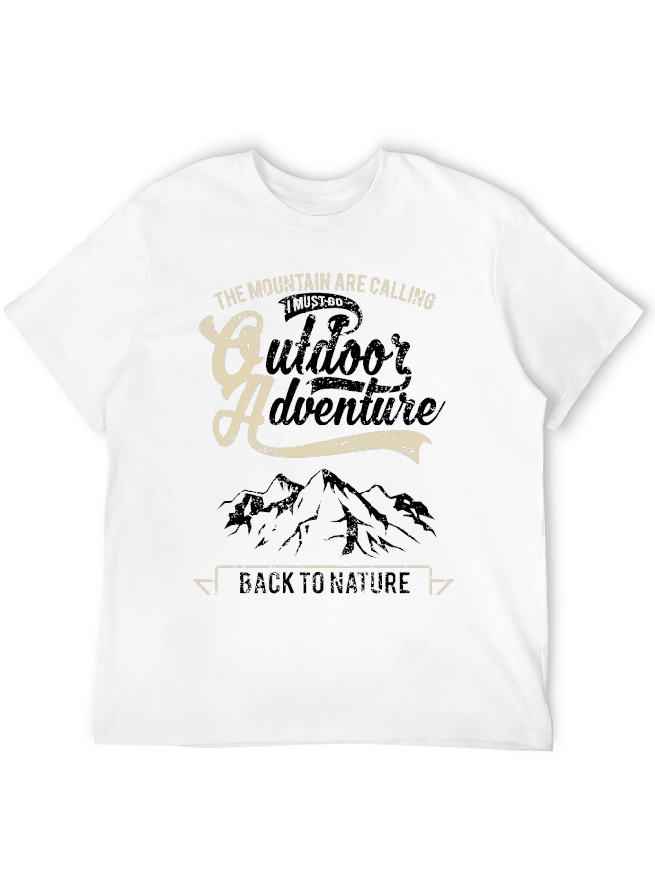 Black Outdoor Adventure Tee - Mountain Calling view 12