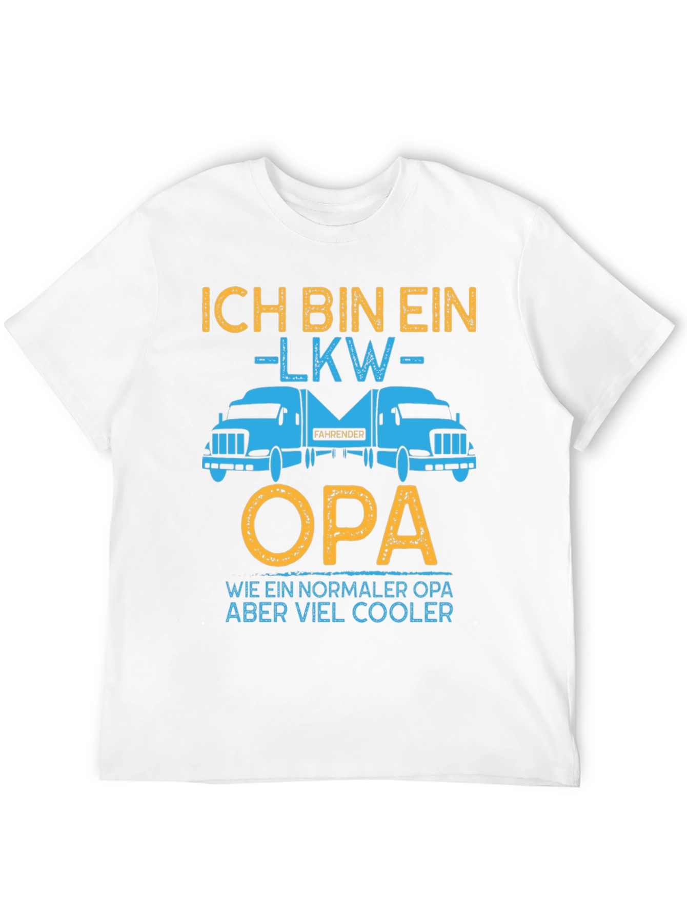 Trucker Opa T-Shirt - Cool Grandpa Gift - 12