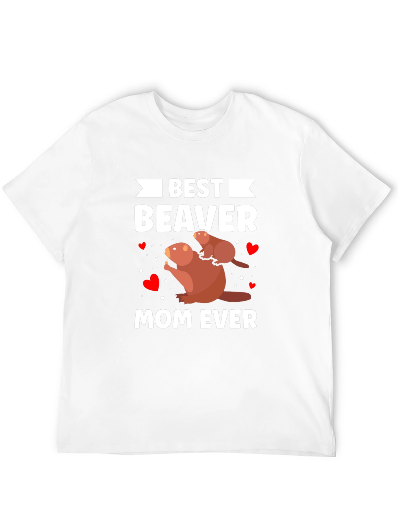 Black Best Beaver Mom Ever T-Shirt view 12