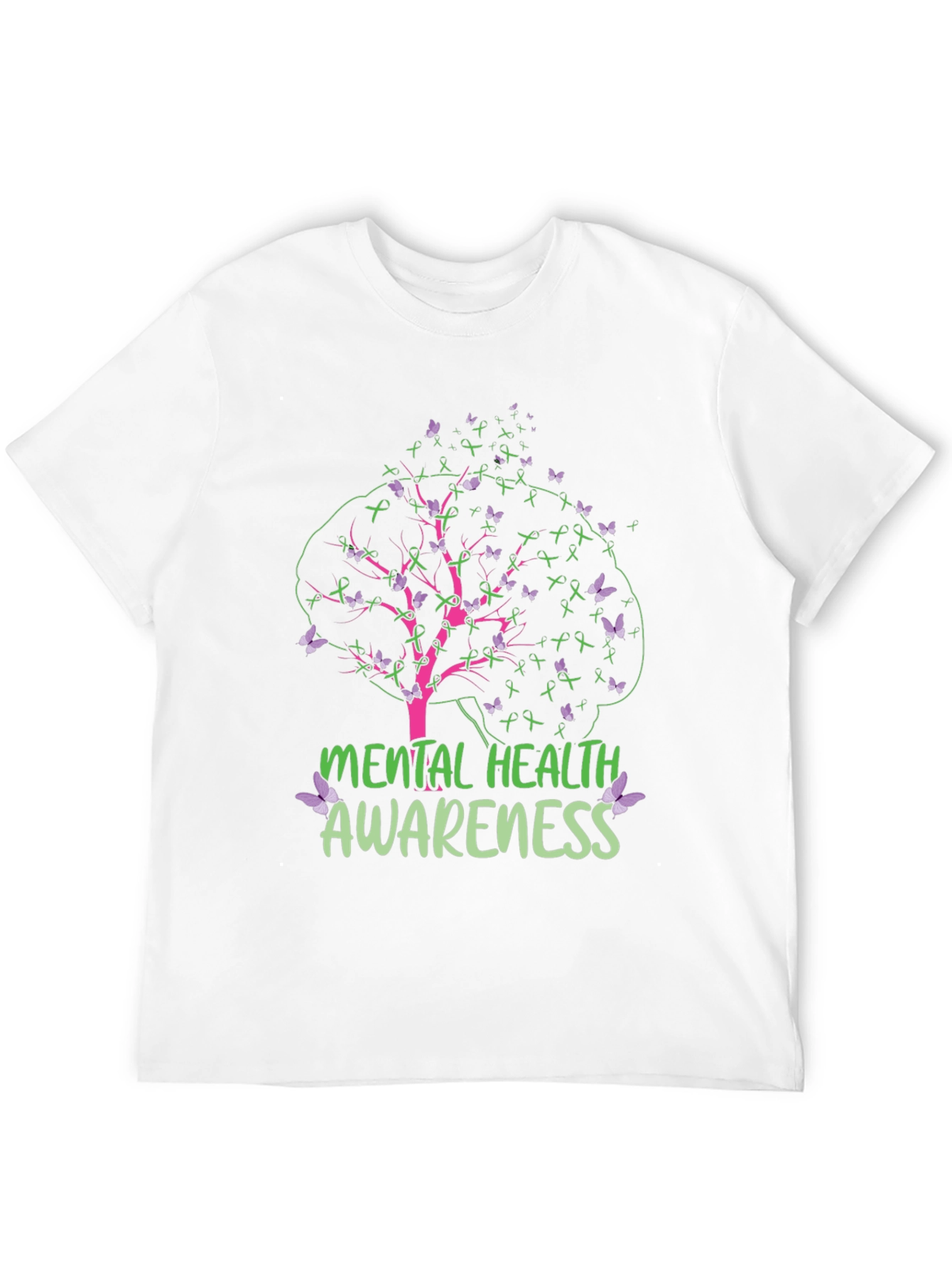 Black Mental Health Awareness T-Shirt view 12