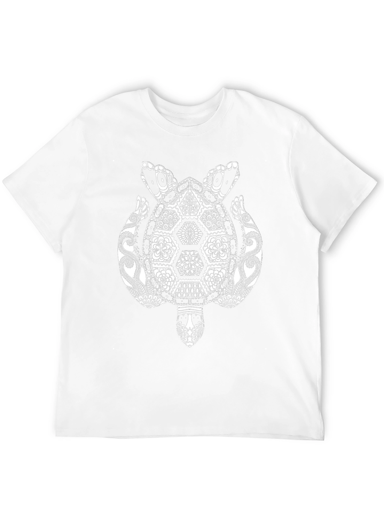 Black Turtle Mandala Graphic Tee view 12