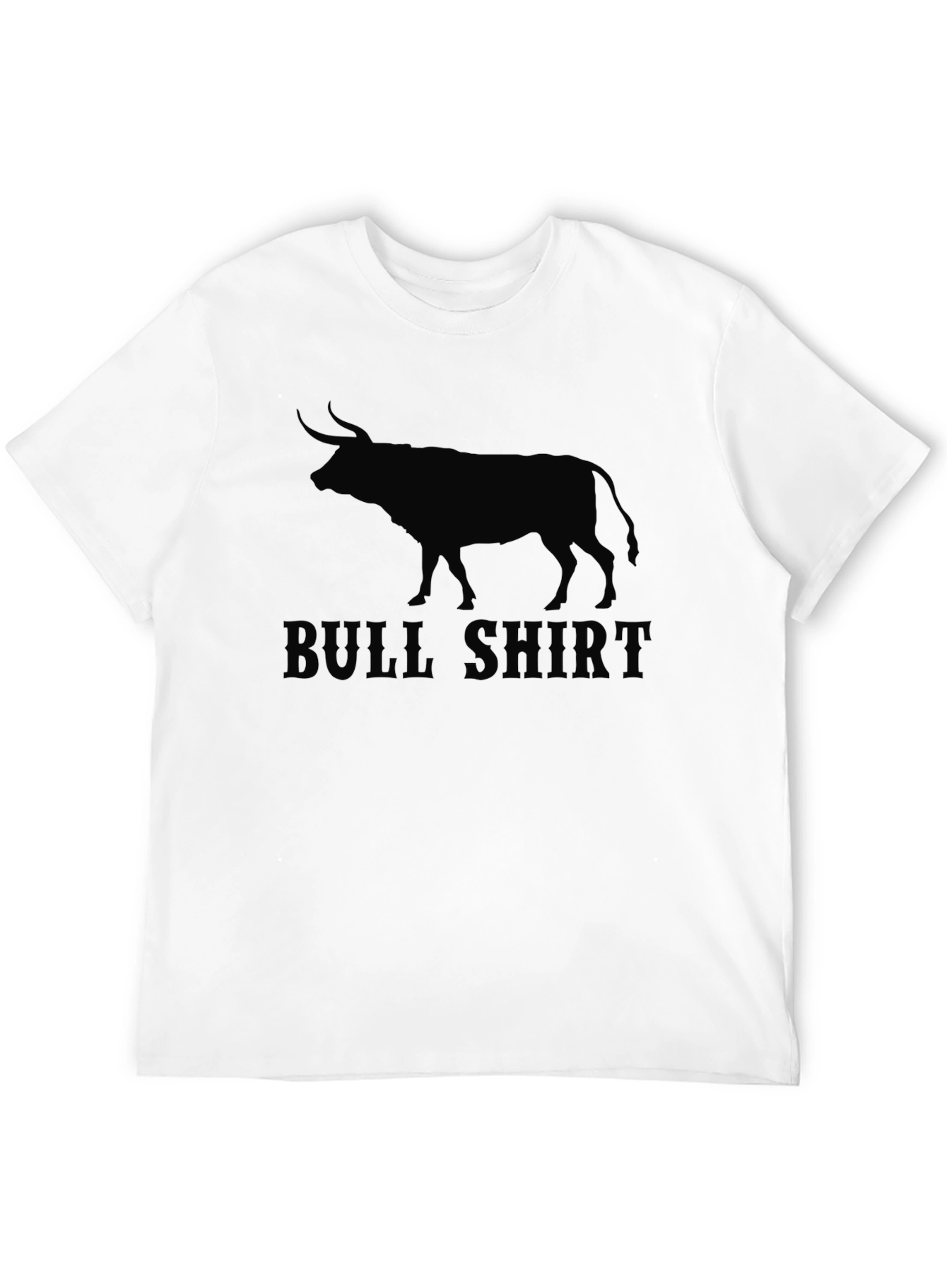 Black Bull Shirt Graphic Tee - Men's Black T-Shirt view 12