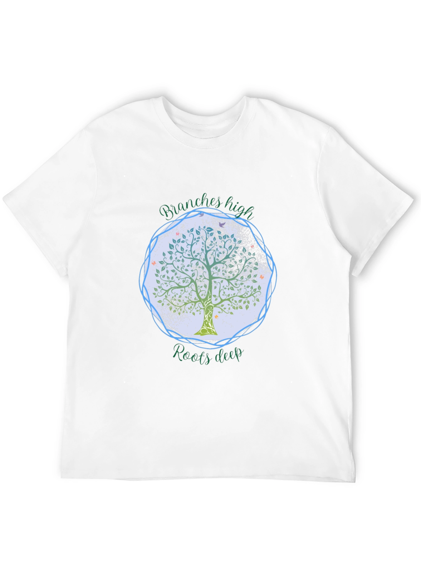 Black Branches High Roots Deep Tree Graphic Tee view 12