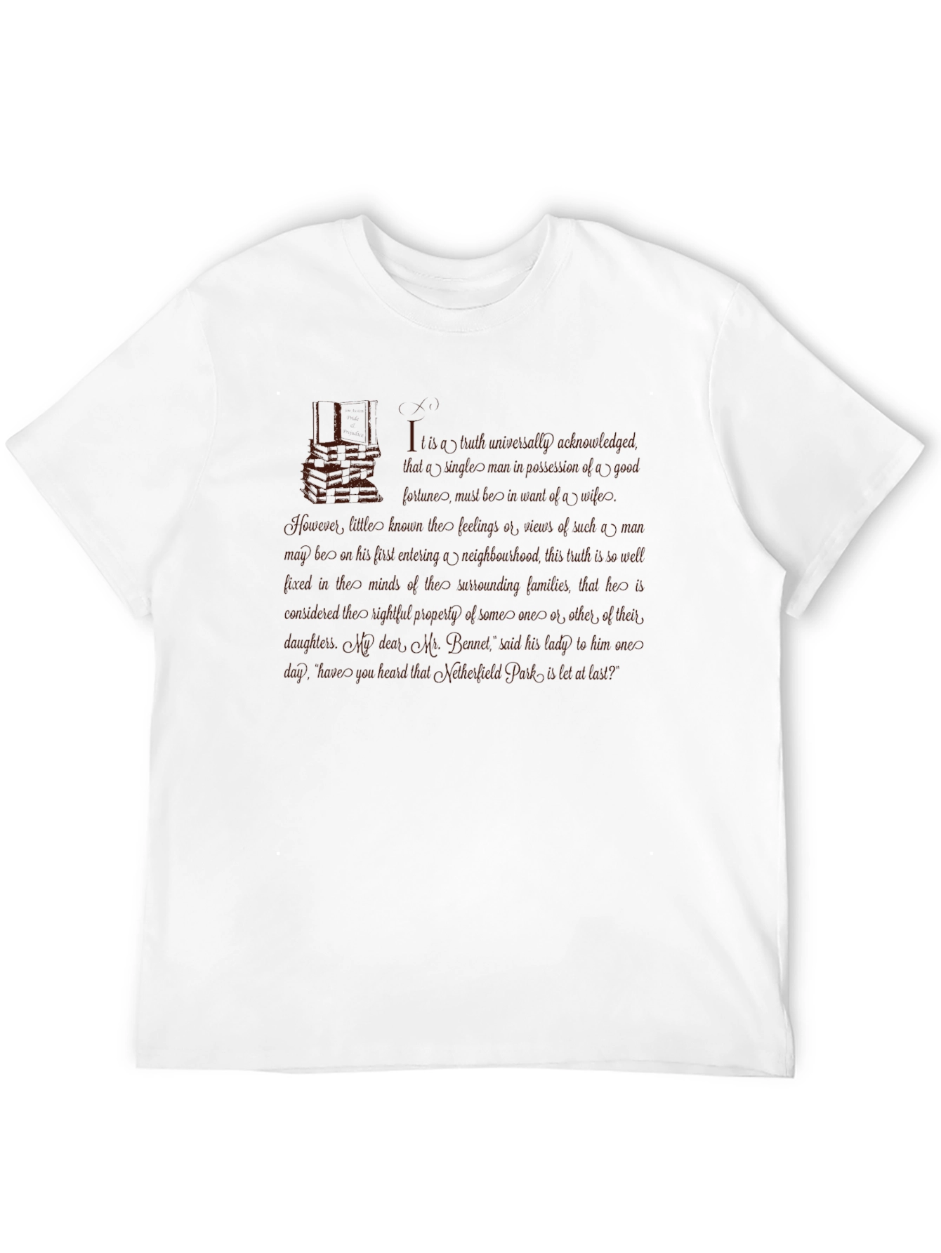 Black Literary Quote Graphic Tee - Soft Black Cotton view 12