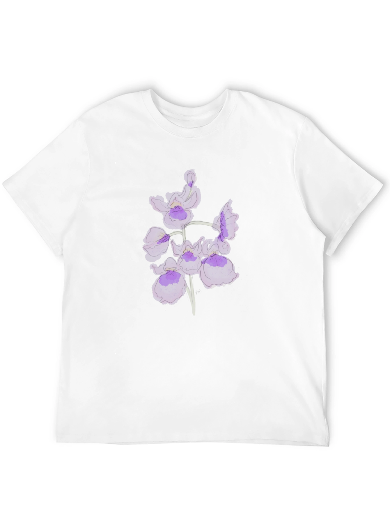 Black Floral Print Crew Neck T-Shirt view 12