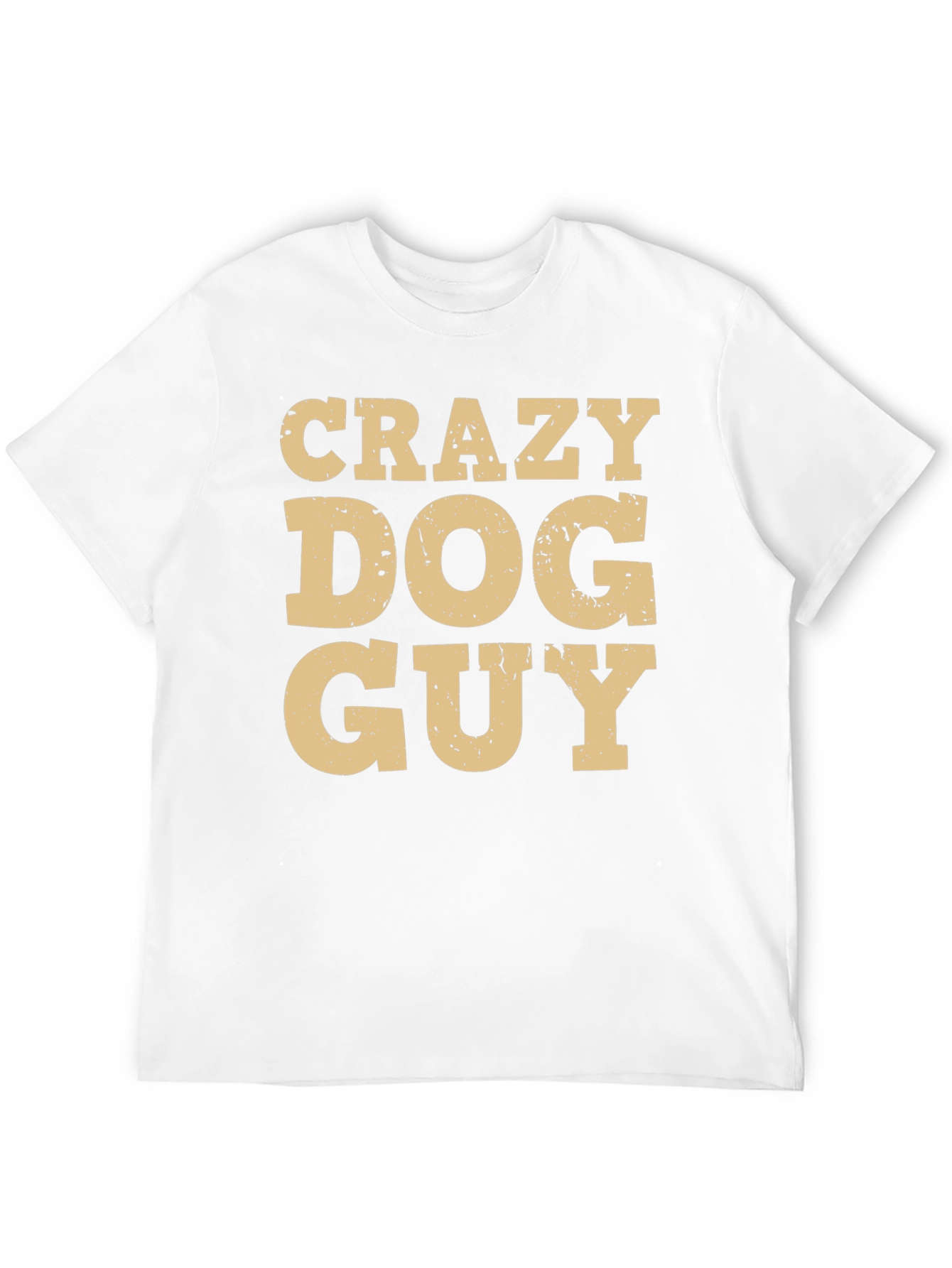 Black Crazy Dog Guy T-Shirt - Funny Pet Lover Tee view 12