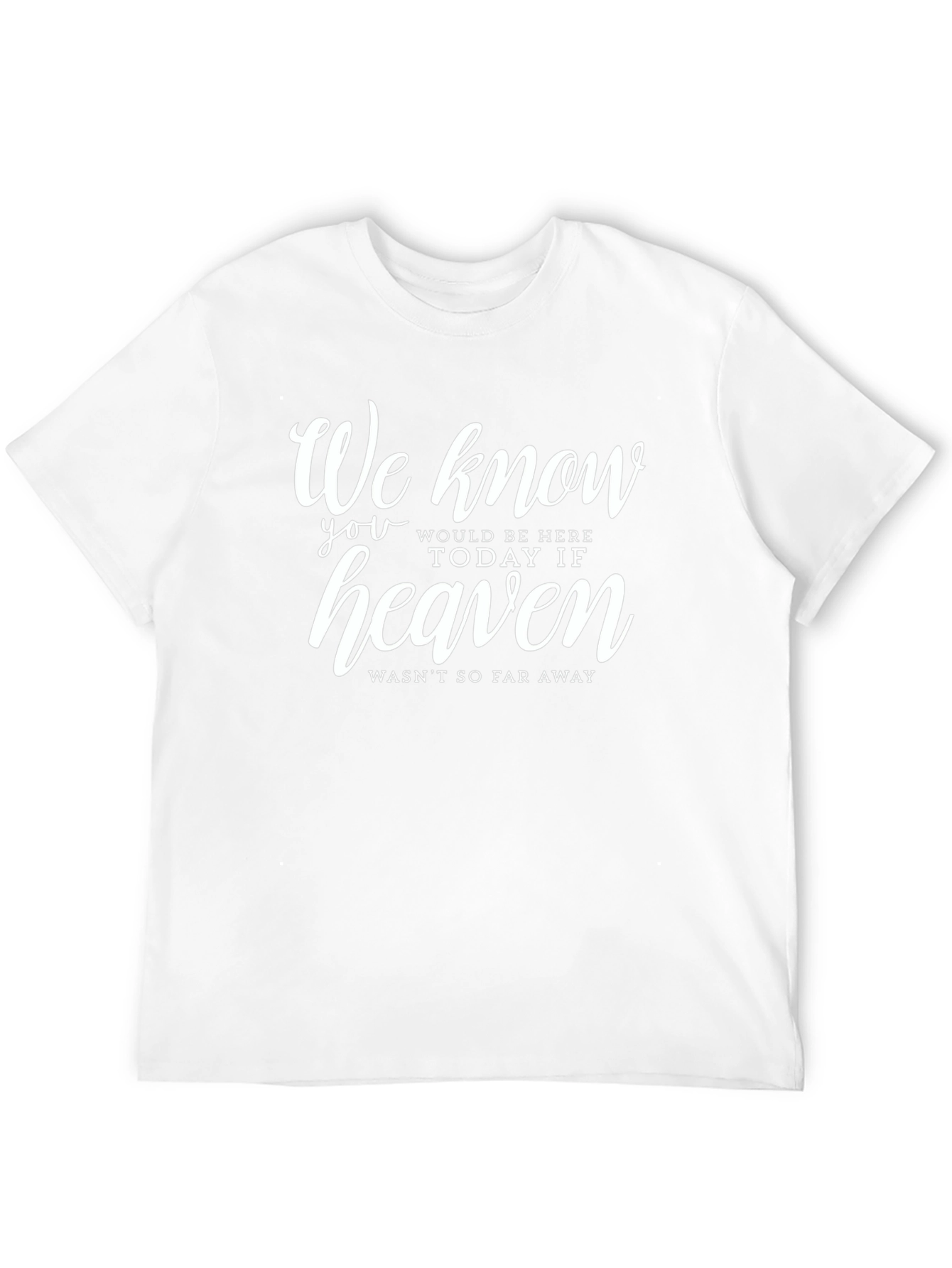 Black Memorial T-Shirt: Heaven Wasn't So Far Away view 12