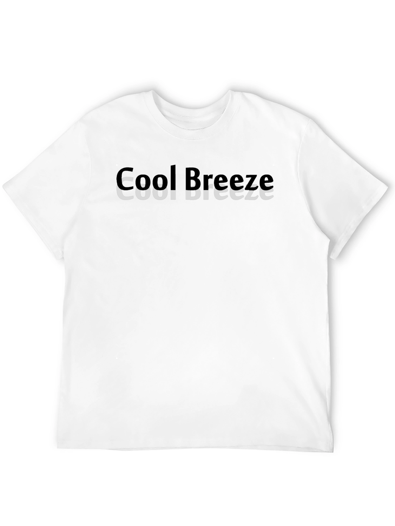 Black Cool Breeze Black Graphic Tee for Men view 12