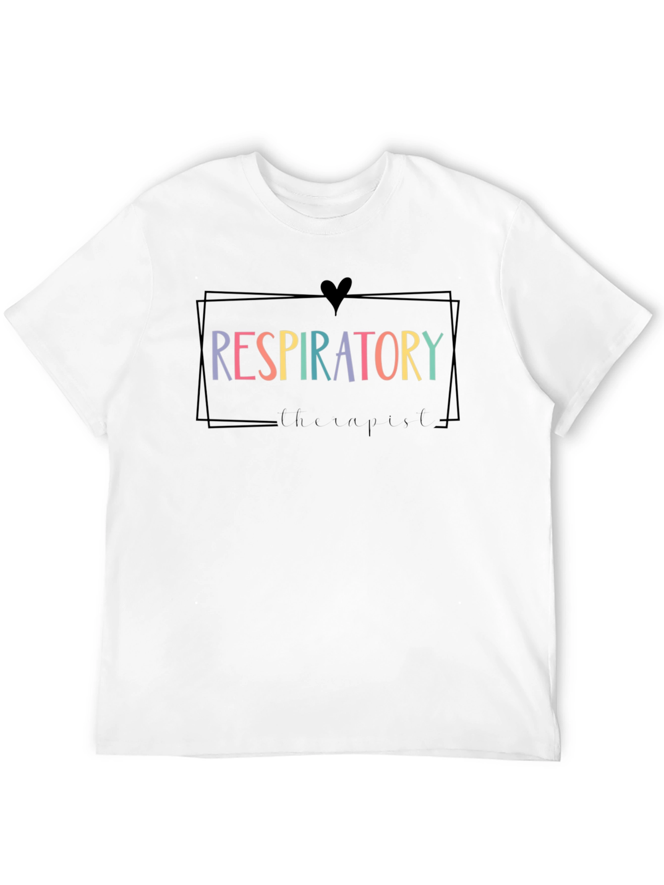 Black Respiratory Therapist T-Shirt view 12