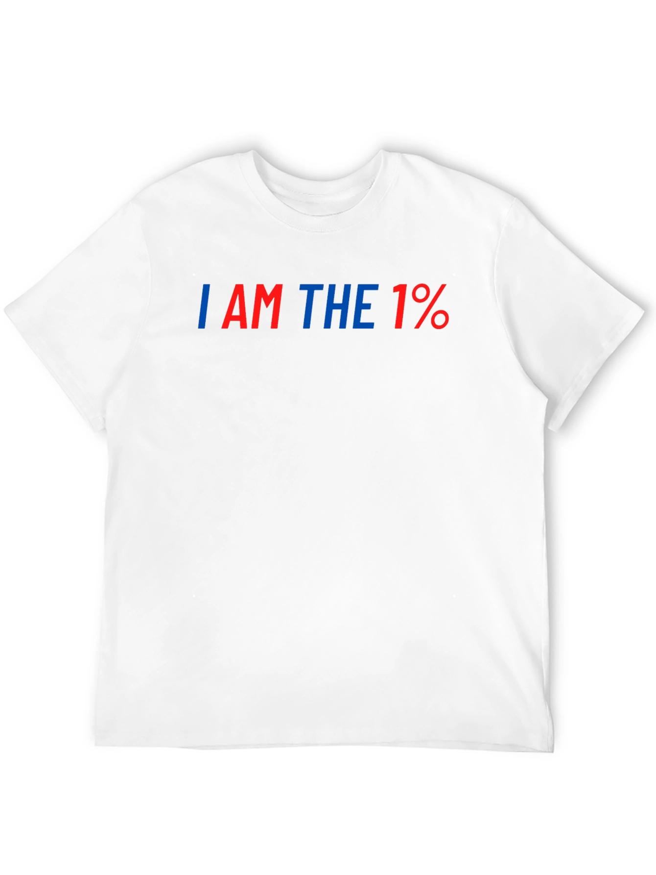 Black I AM THE 1% Graphic Tee - Bold Statement T-Shirt view 12