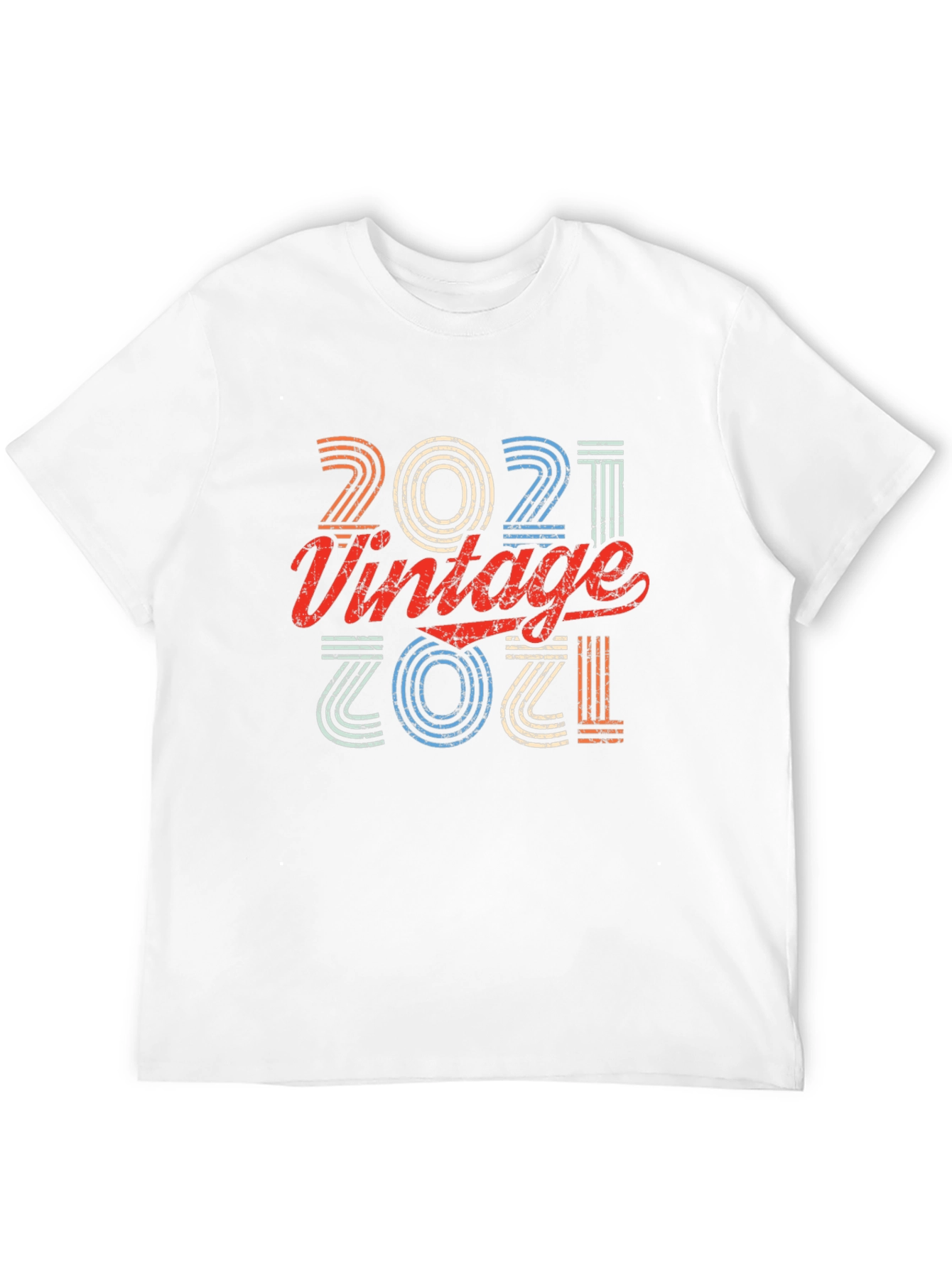 Black Vintage 2021 Graphic T-Shirt view 12