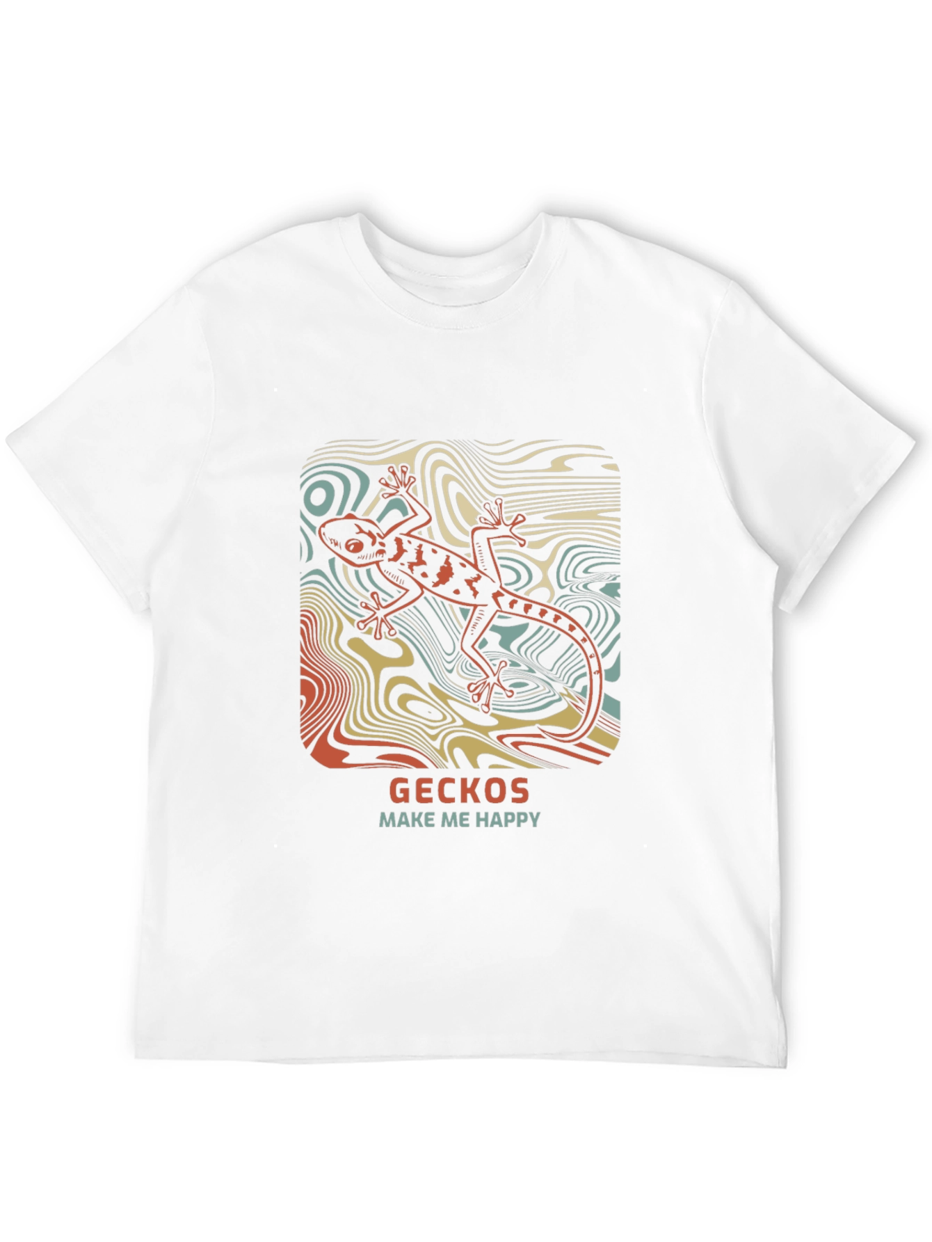 Black Gecko T-Shirt - Make Me Happy Lizard Tee view 12