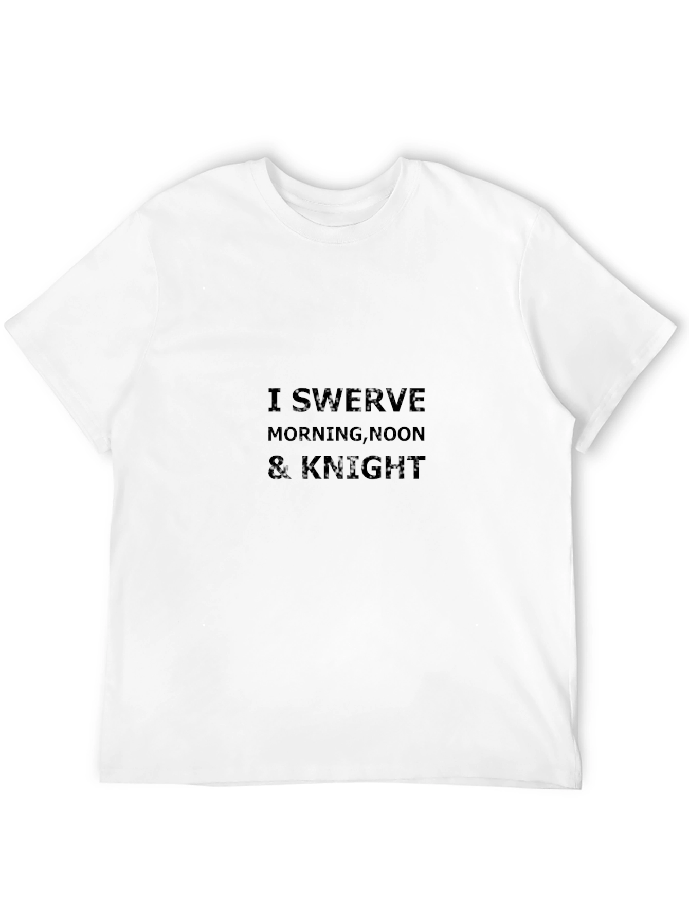 Black I Swerve T-Shirt - Morning, Noon & Knight - Black view 12