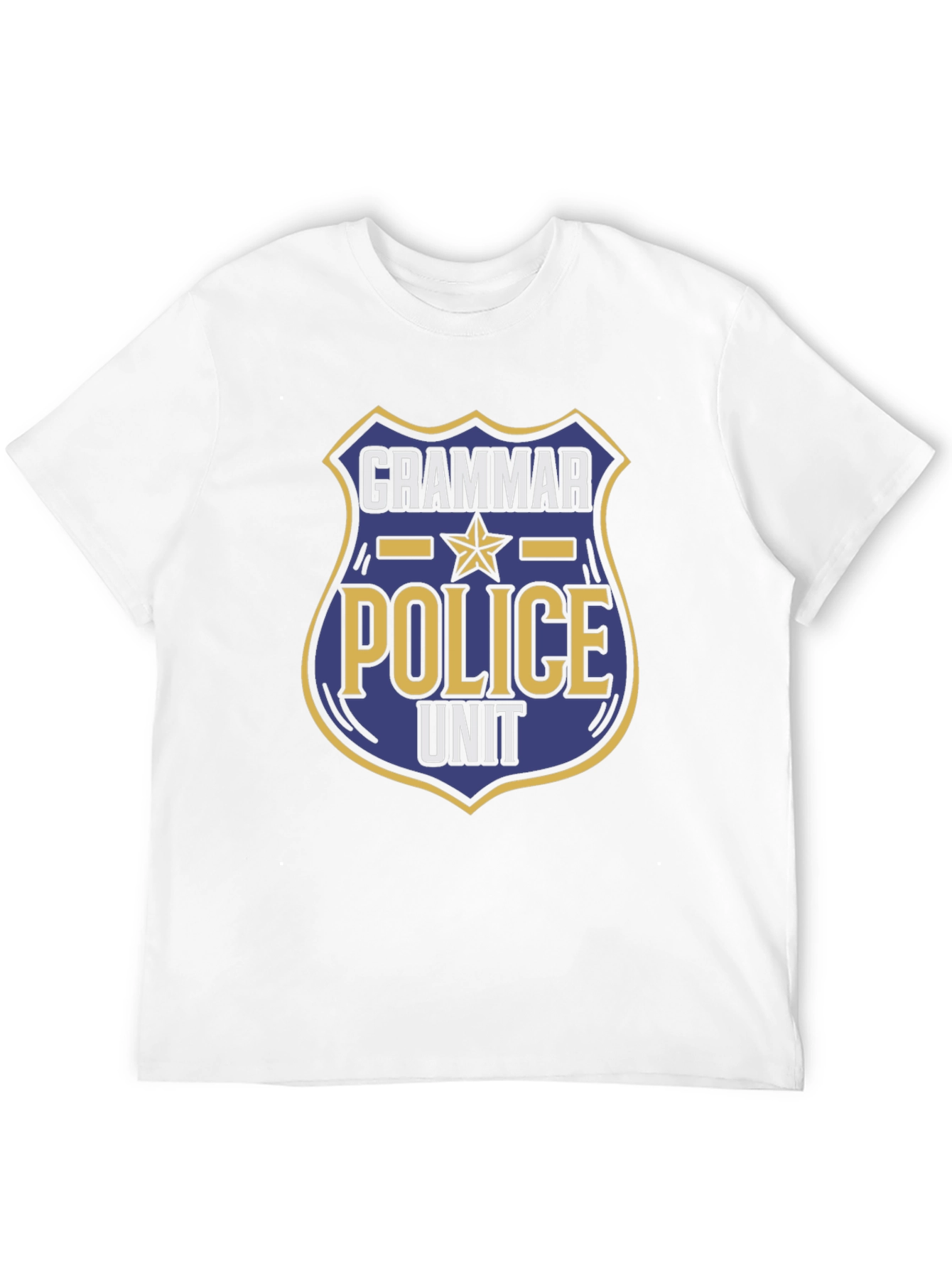 Black Grammar Police Unit Graphic Tee - Black view 12