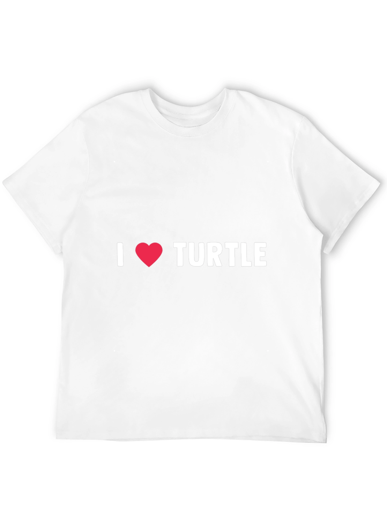Black I Love Turtles T-Shirt - Black Cotton view 12