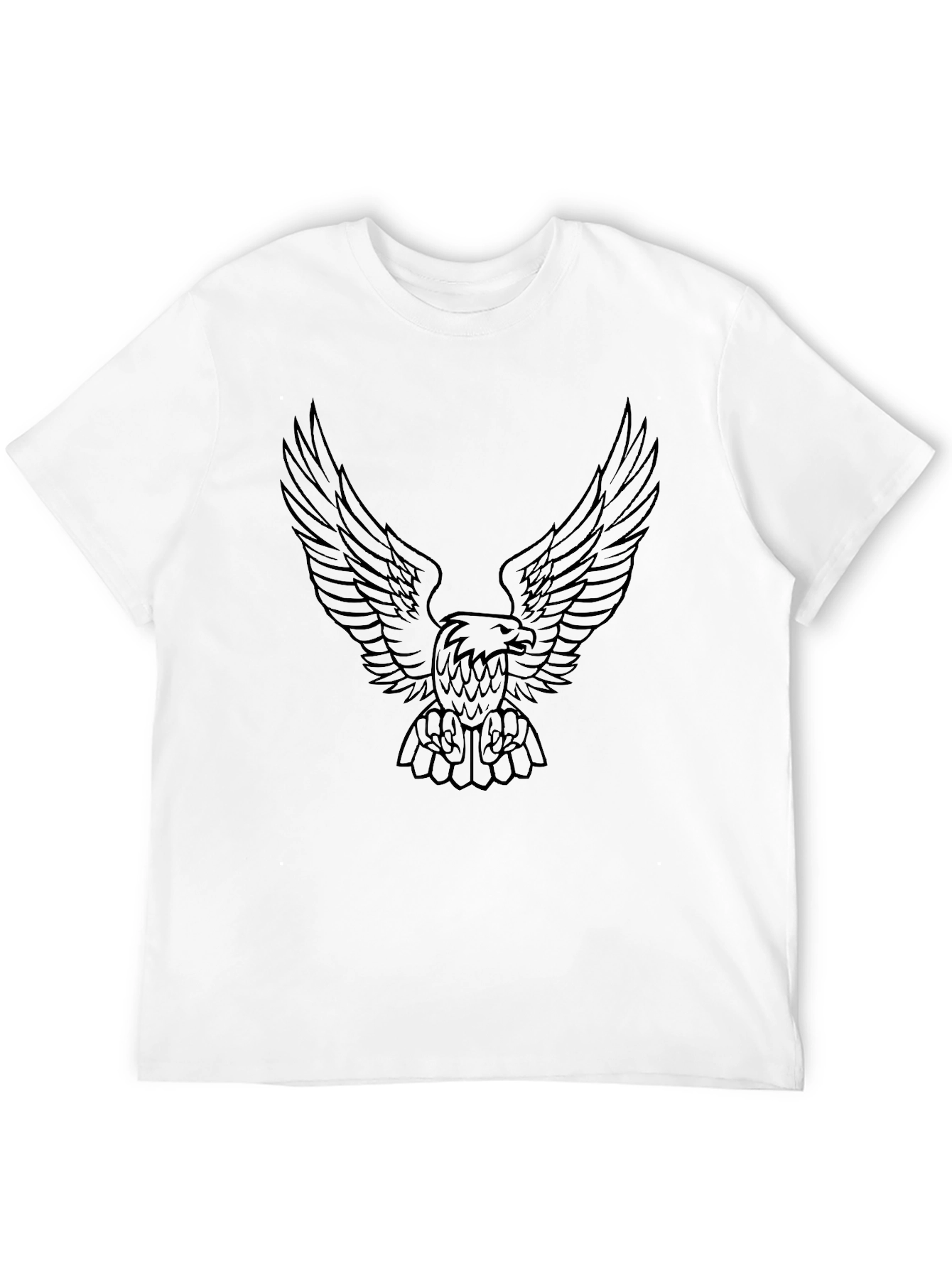 Black Eagle Graphic Black T-Shirt | Casual Style view 12