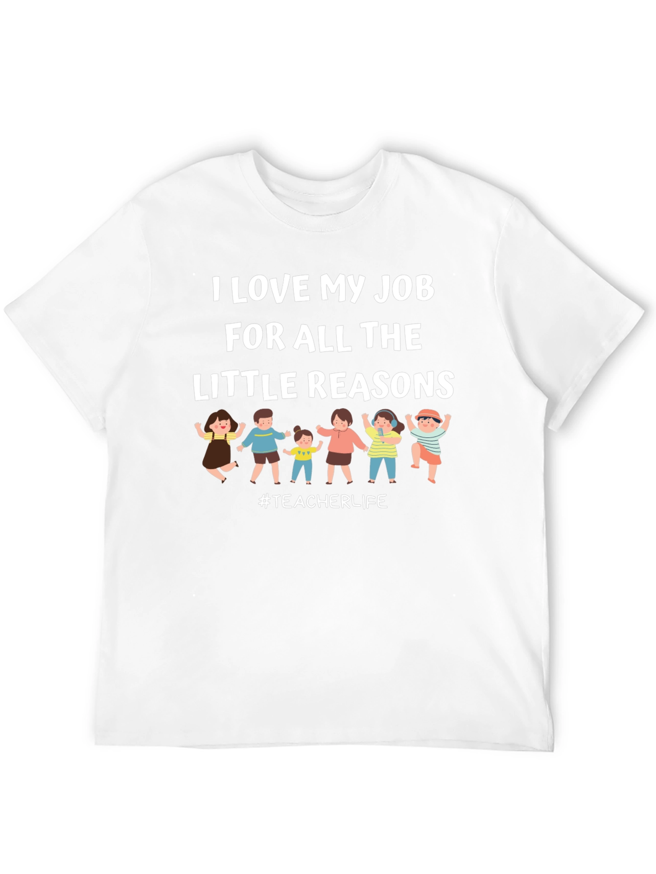 Black Teacher Life T-Shirt - I Love My Job view 12