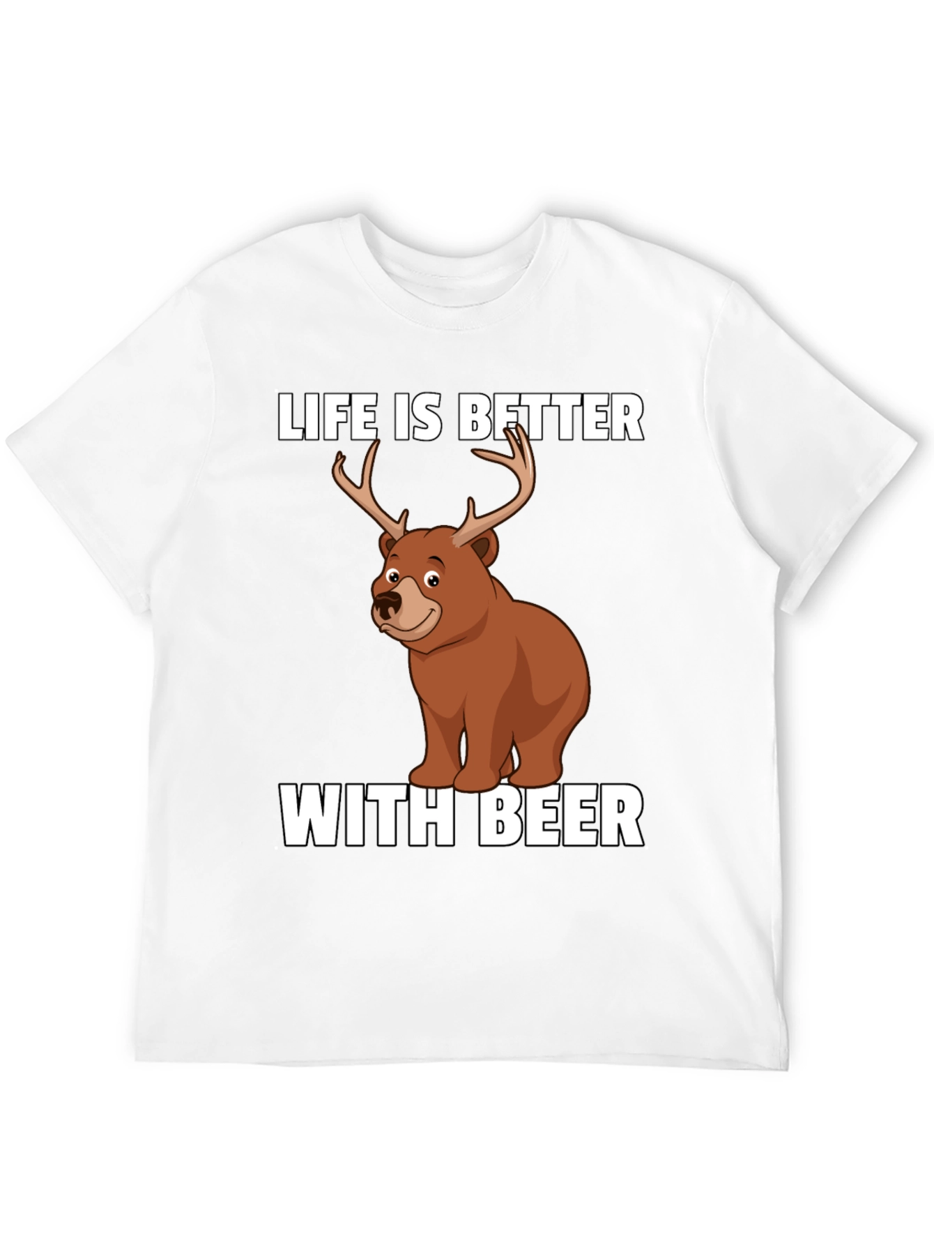 Black Life is Better with Beer Funny Graphic T-Shirt view 12
