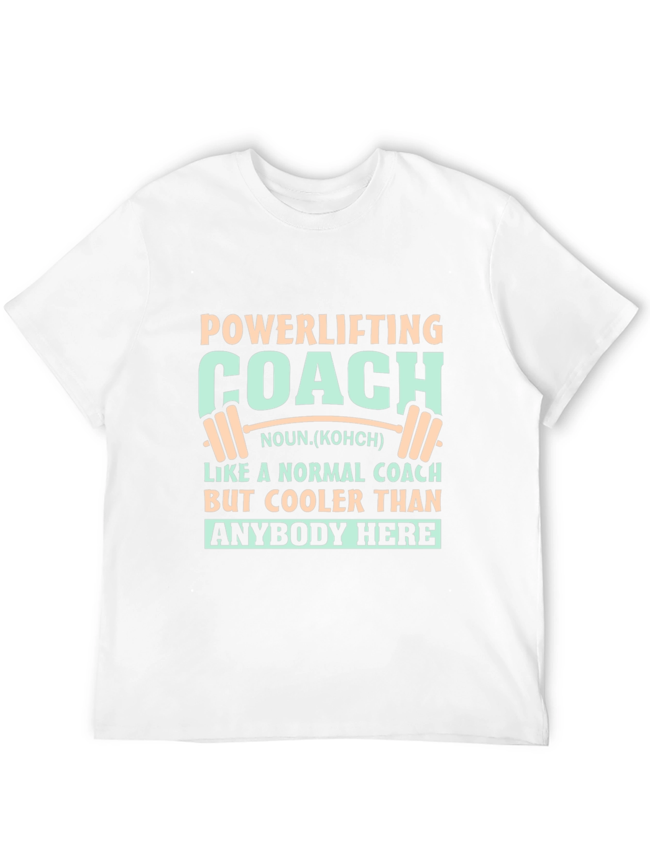 Black Powerlifting Coach T-Shirt - Cool Gift Idea view 12
