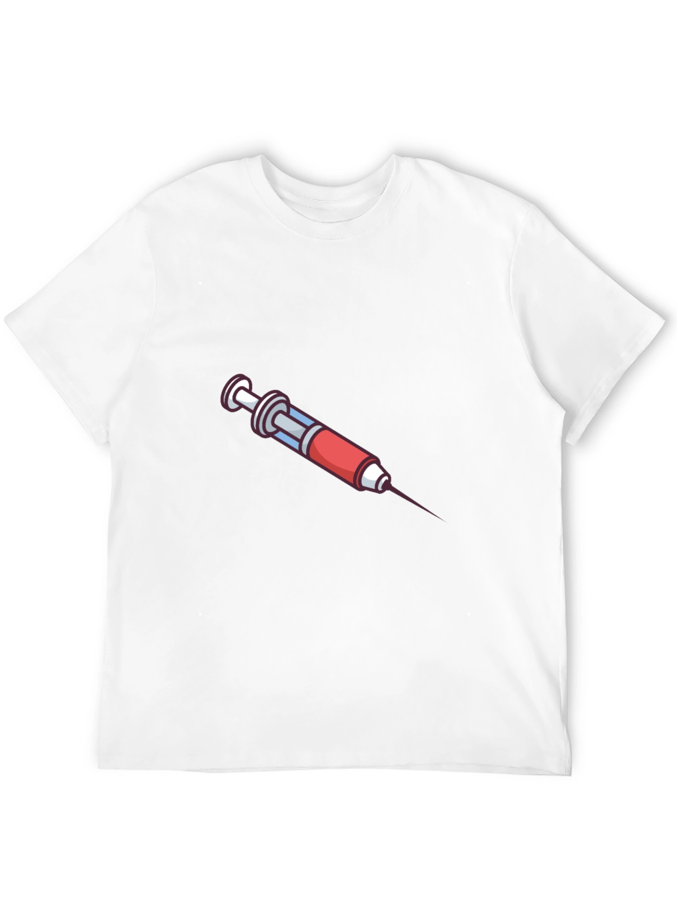 Black Injection Graphic Tee - Medical Humor Shirt view 12