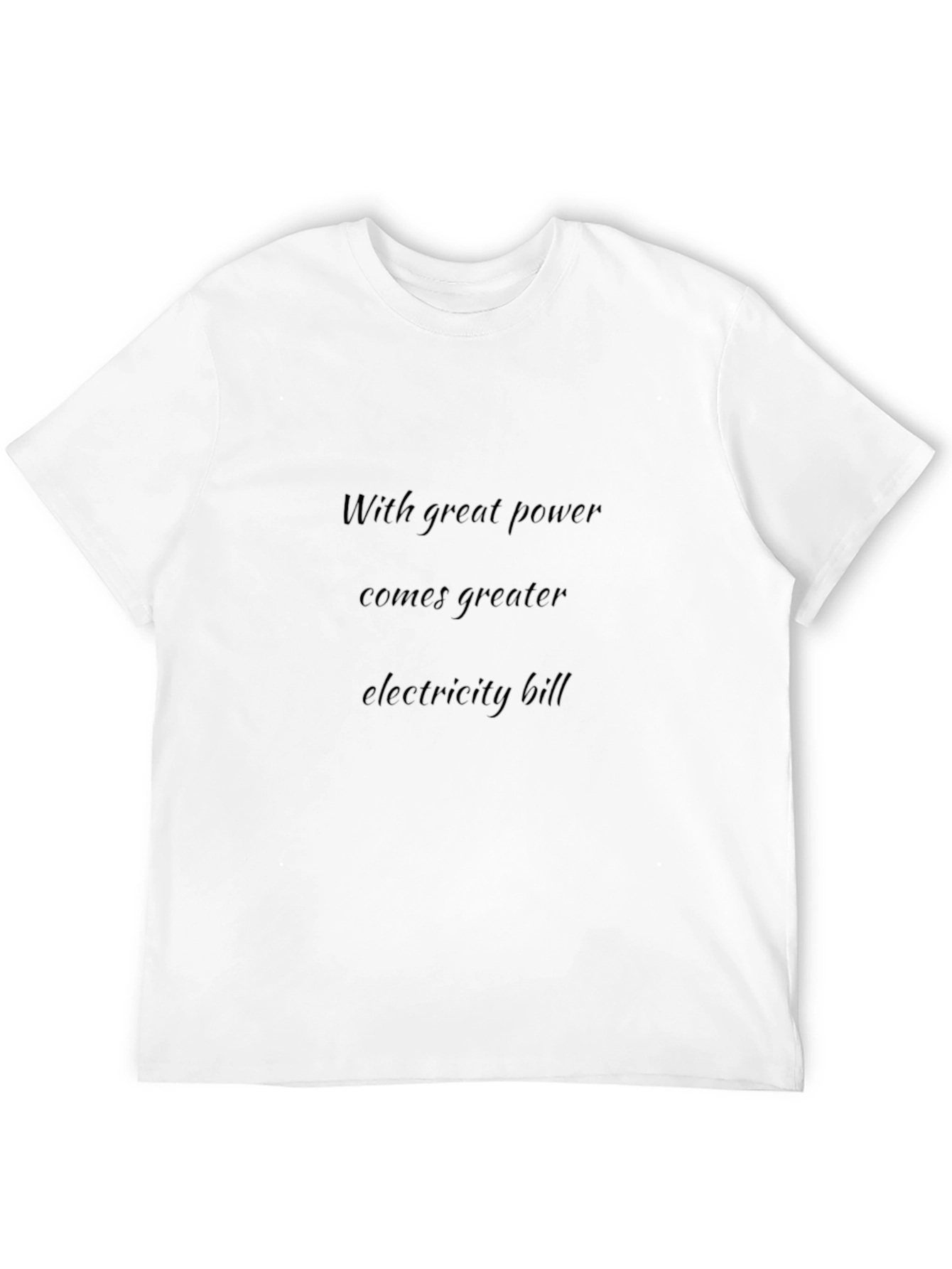 Black Funny Power Bill T-Shirt - Great Gift Idea view 12