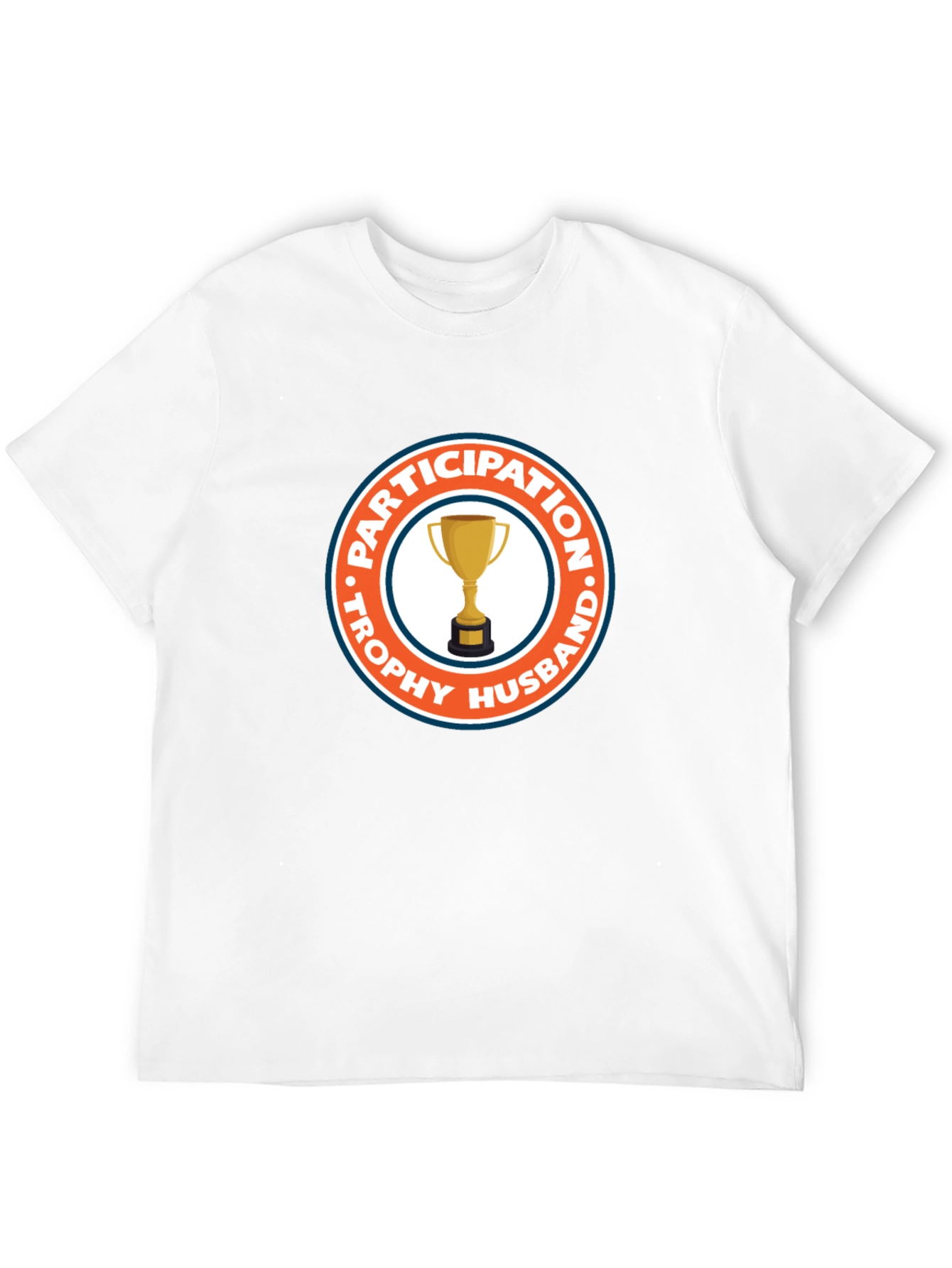 Black Trophy Husband Participation Award Graphic Tee view 12