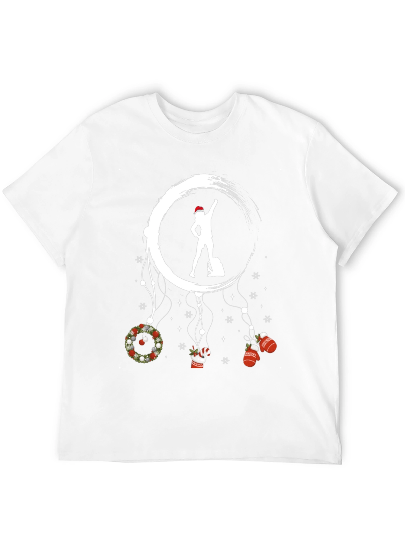 Black Holiday Dream Catcher Graphic T-Shirt view 12