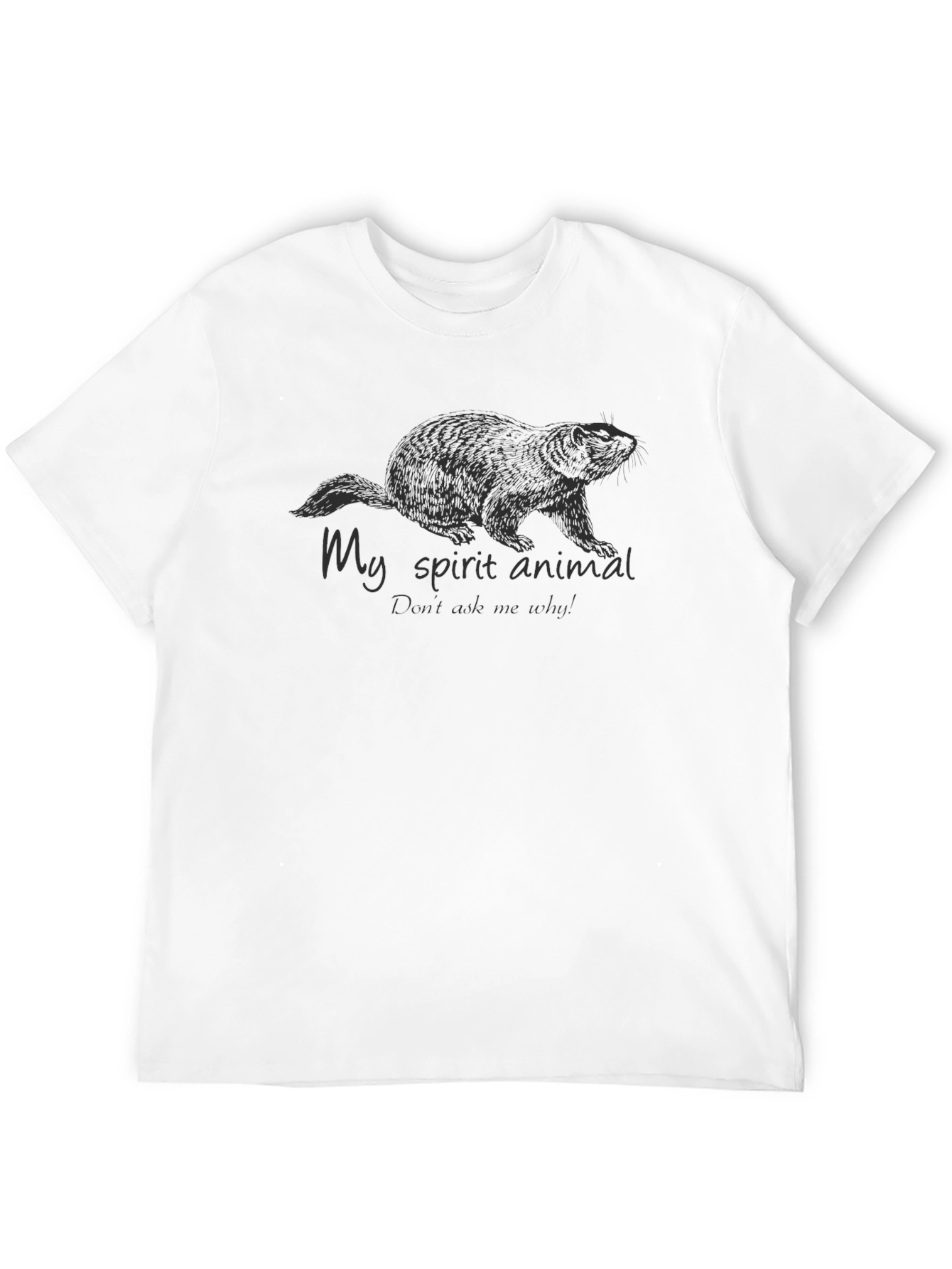 My Spirit Animal Tee - Marmot Graphic T-Shirt - 12